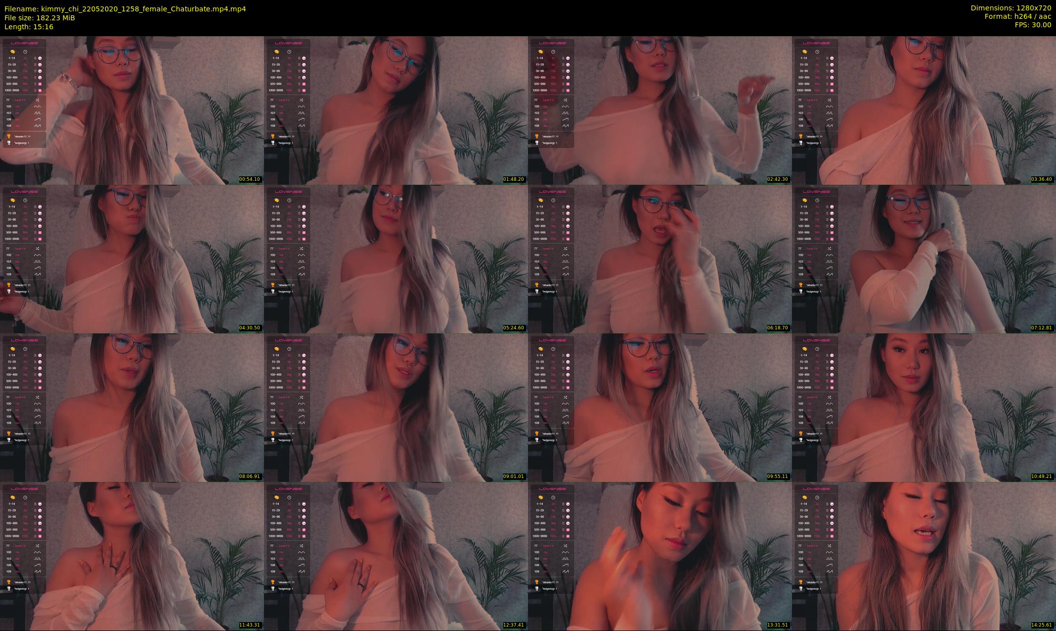 kimmy_chi — 16 minute Chaturbate female cam show recording, 720p, May 22, 2020