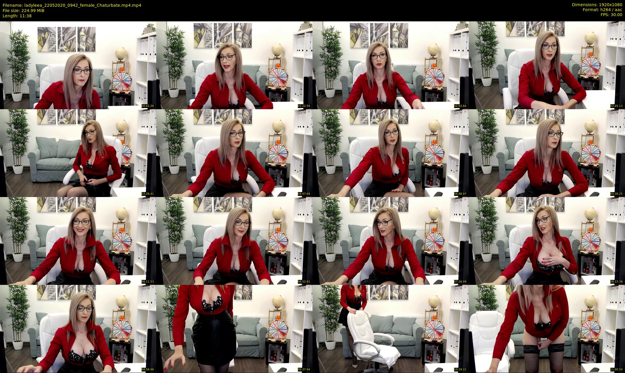 ladyleea — 12 minute Chaturbate female cam show recording, 1080p, May 22, 2020
