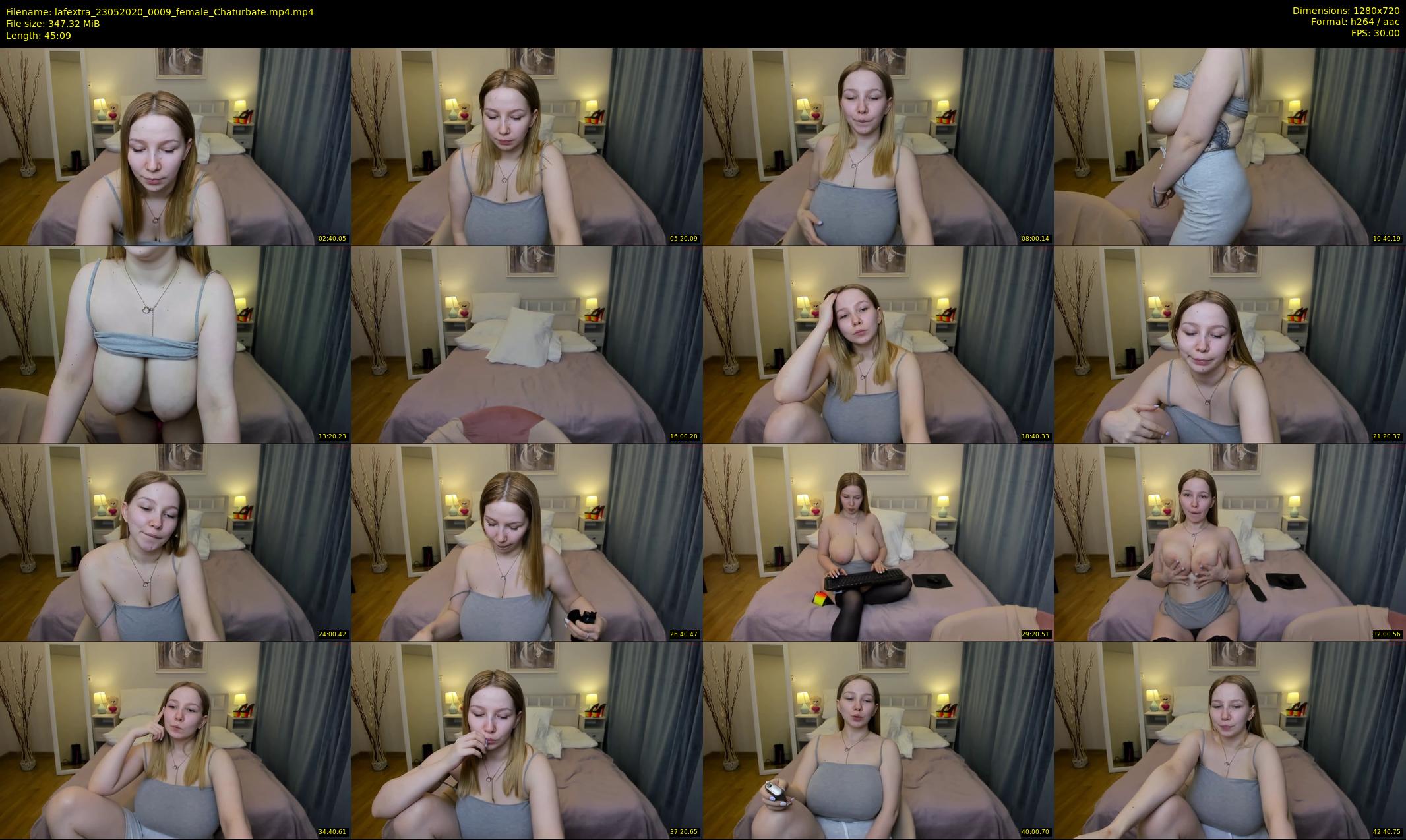 lafextra — 46 minute Chaturbate female cam show recording, 720p, May 23, 2020