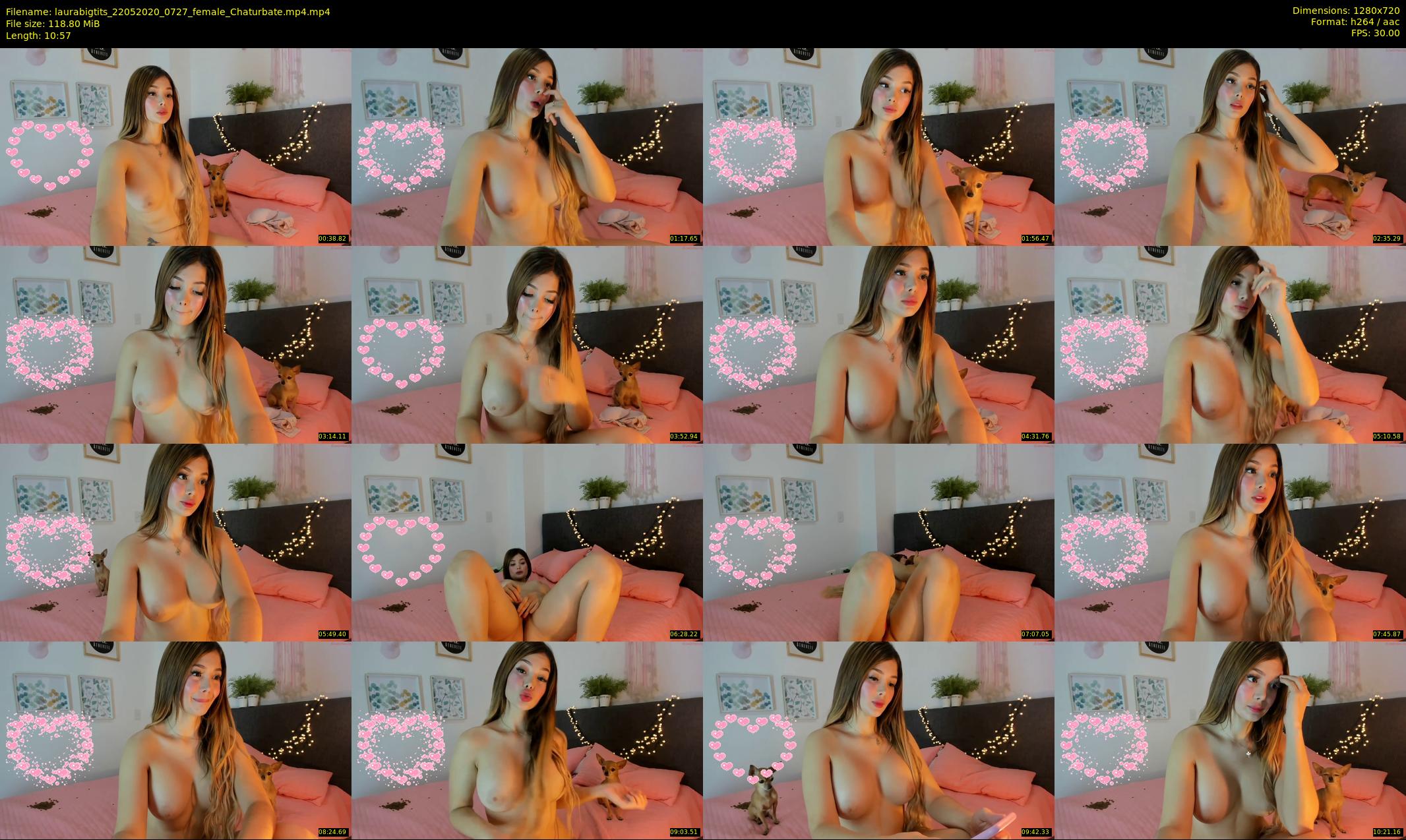 laurabigtits — 11 minute Chaturbate female cam show recording, 720p, May 22, 2020