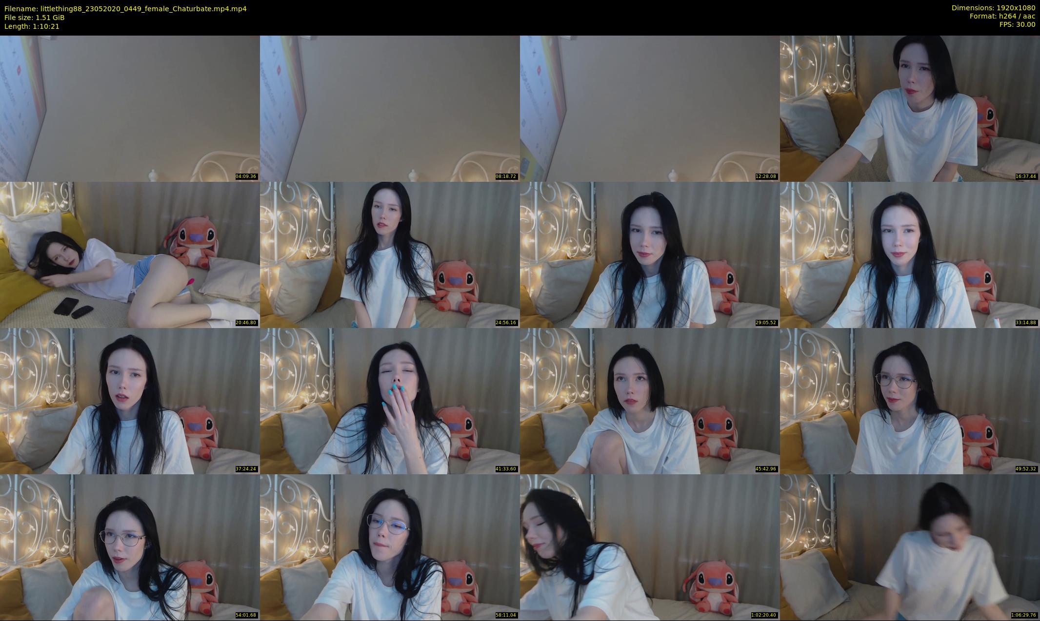 littlething88 — 71 minute Chaturbate female cam show recording, 1080p, May 23, 2020