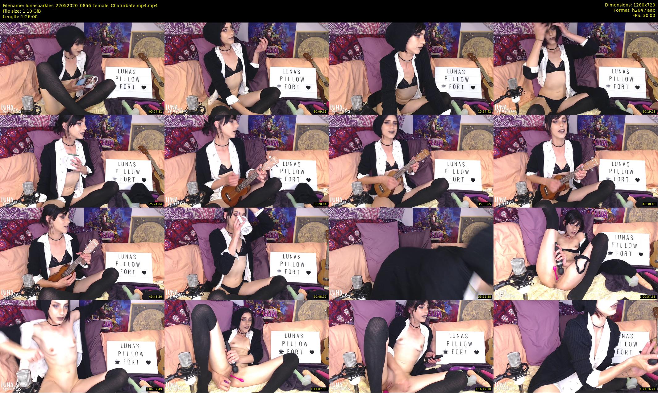 lunasparkles — 86 minute Chaturbate female cam show recording, 720p, May 22, 2020