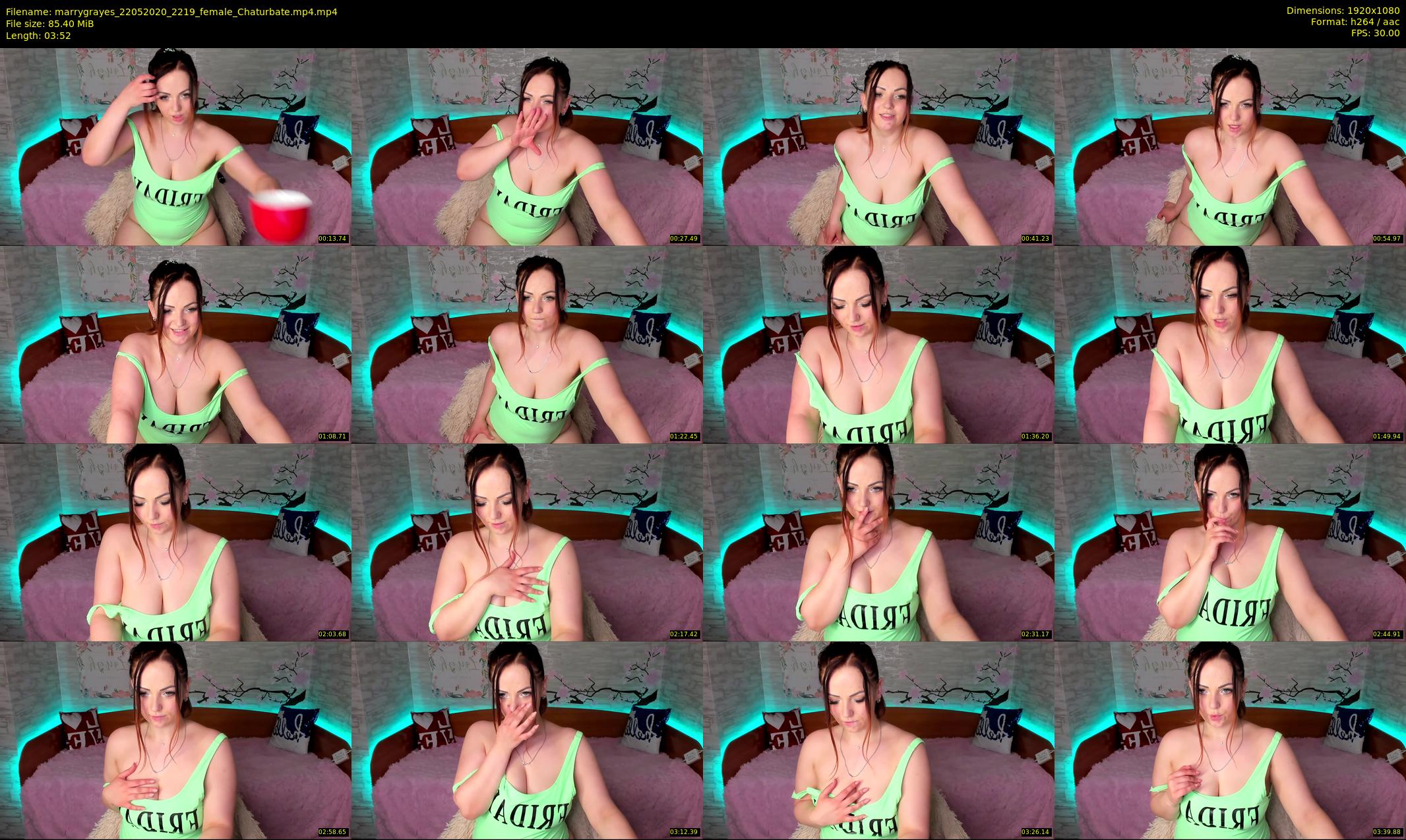 marrygrayes — 4 minute Chaturbate female cam show recording, 1080p, May 22, 2020