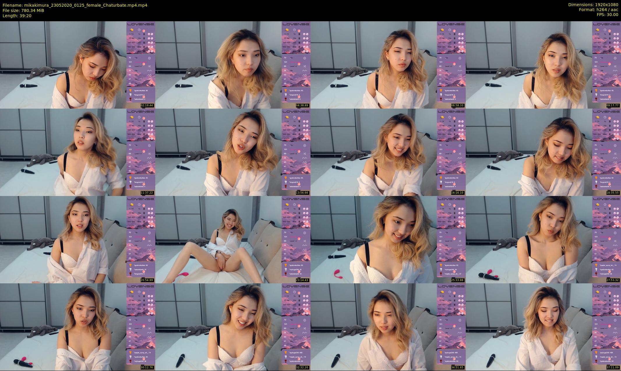 mikakimura — 40 minute Chaturbate female cam show recording, 1080p, May 23, 2020