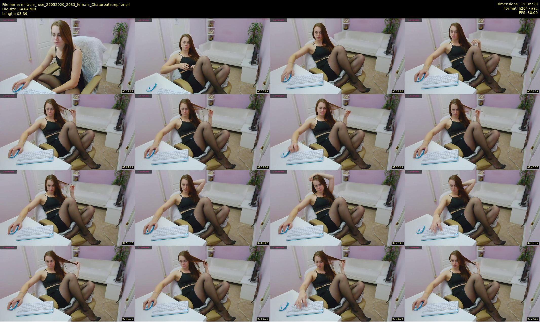 miracle_rose — 4 minute Chaturbate female cam show recording, 720p, May 22, 2020