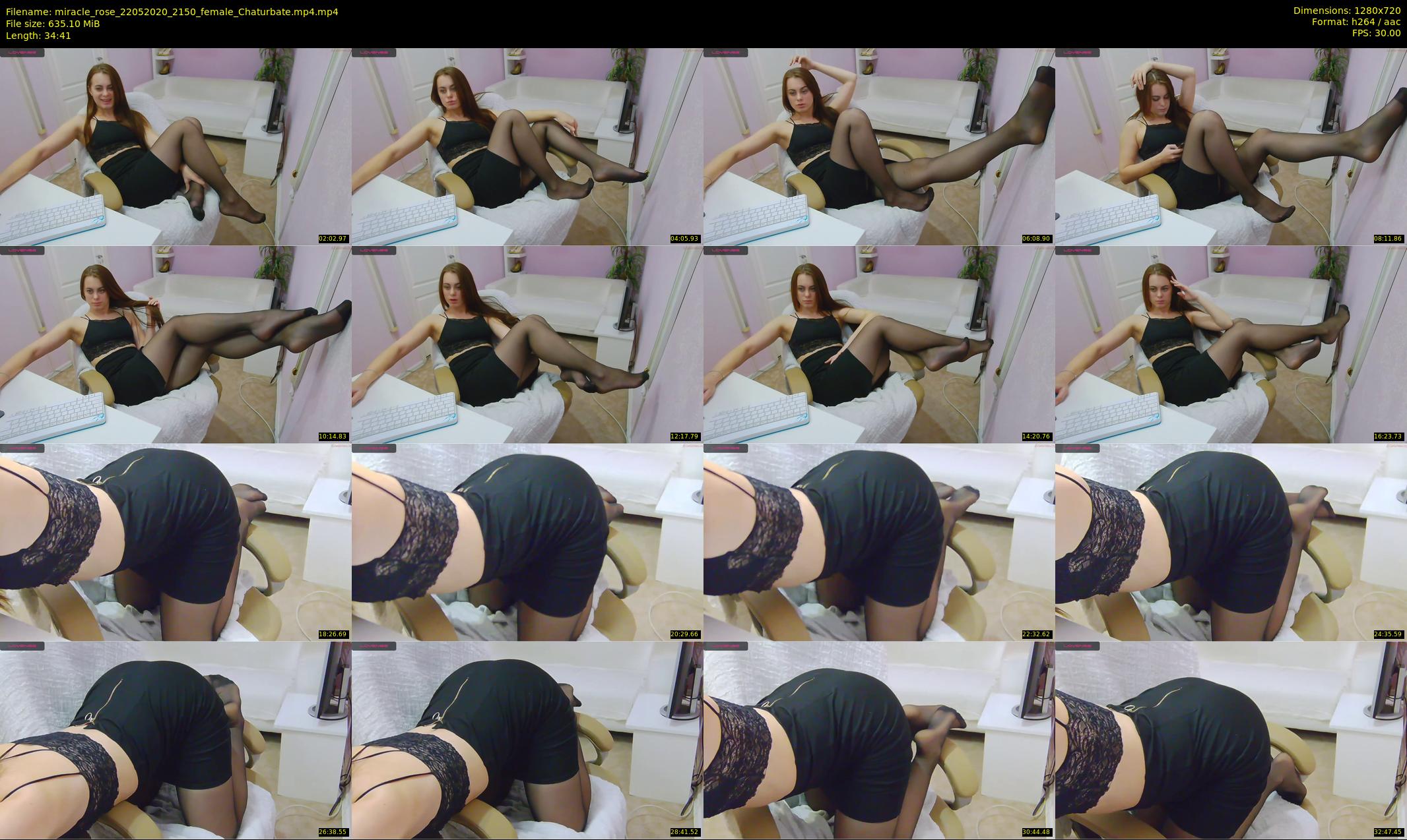 miracle_rose — 35 minute Chaturbate female cam show recording, 720p, May 22, 2020