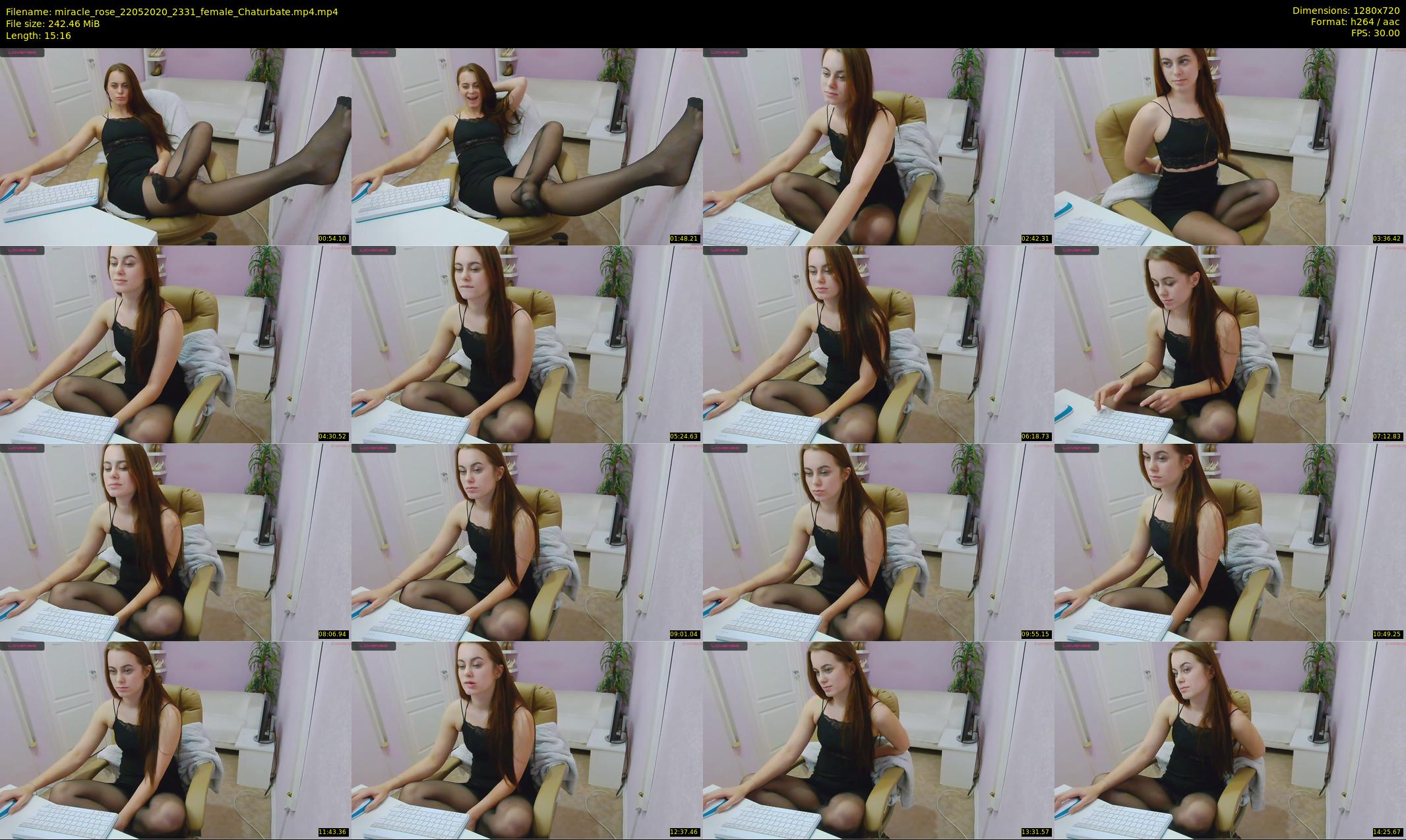 miracle_rose — 16 minute Chaturbate female cam show recording, 720p, May 22, 2020