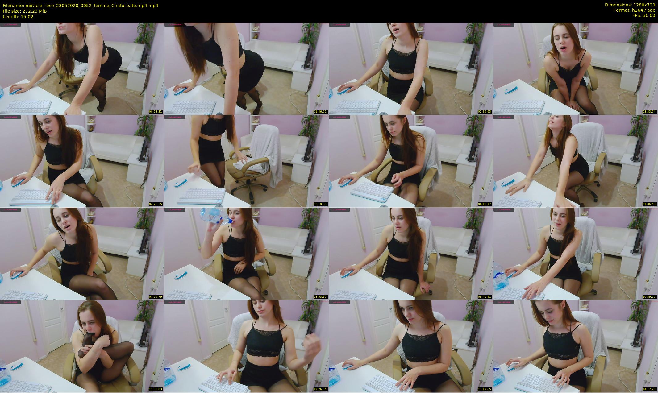 miracle_rose — 16 minute Chaturbate female cam show recording, 720p, May 23, 2020