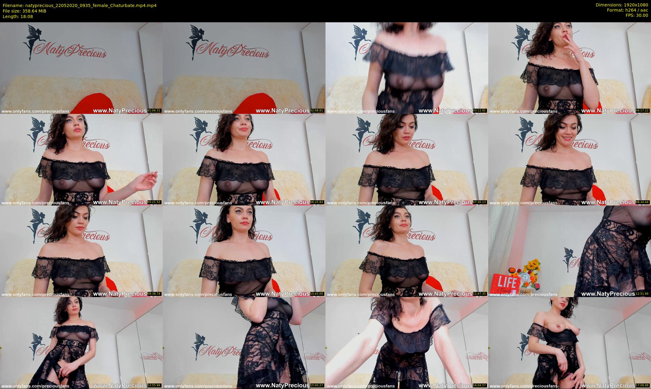 natyprecious — 19 minute Chaturbate female cam show recording, 1080p, May 22, 2020