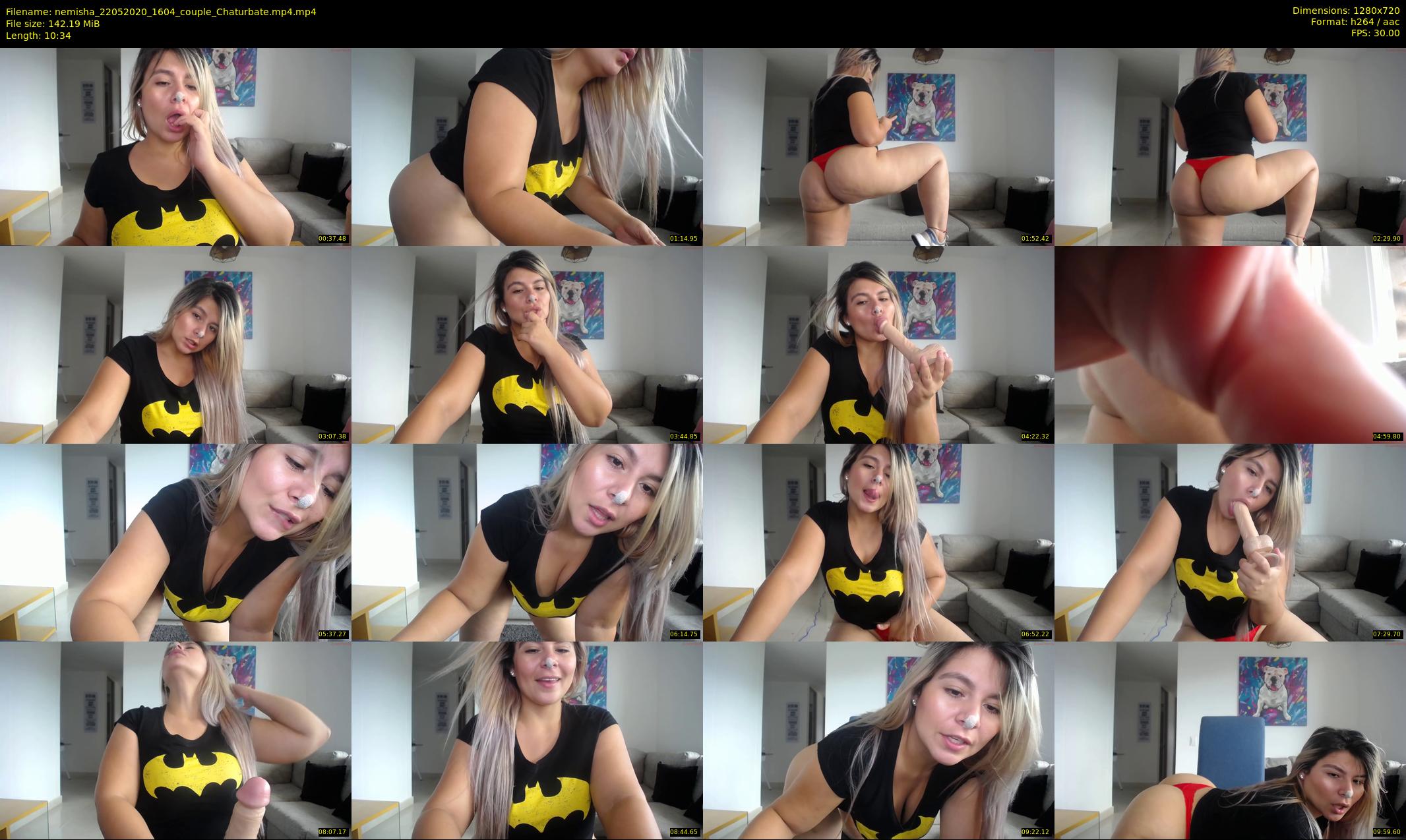 nemisha — 11 minute Chaturbate female cam show recording, 720p, May 22, 2020