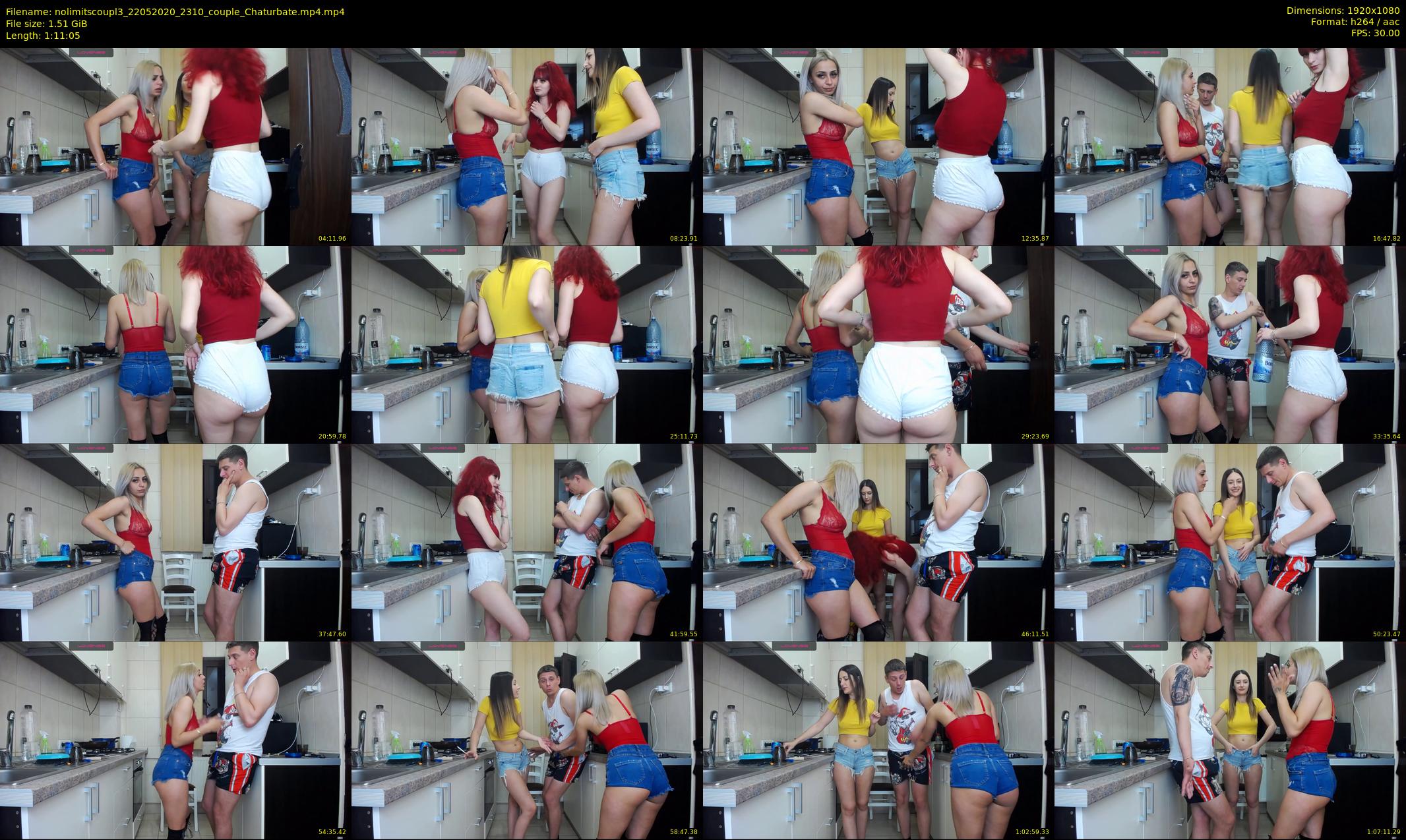 nolimitscoupl3 — 72 minute Chaturbate couple cam show recording, 1080p, May 22, 2020