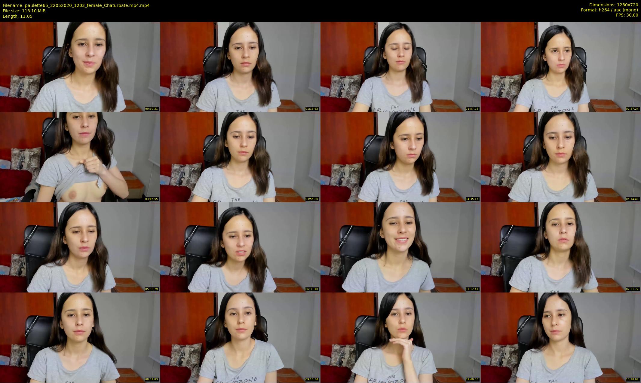 paulette65 — 12 minute Chaturbate female cam show recording, 720p, May 22, 2020