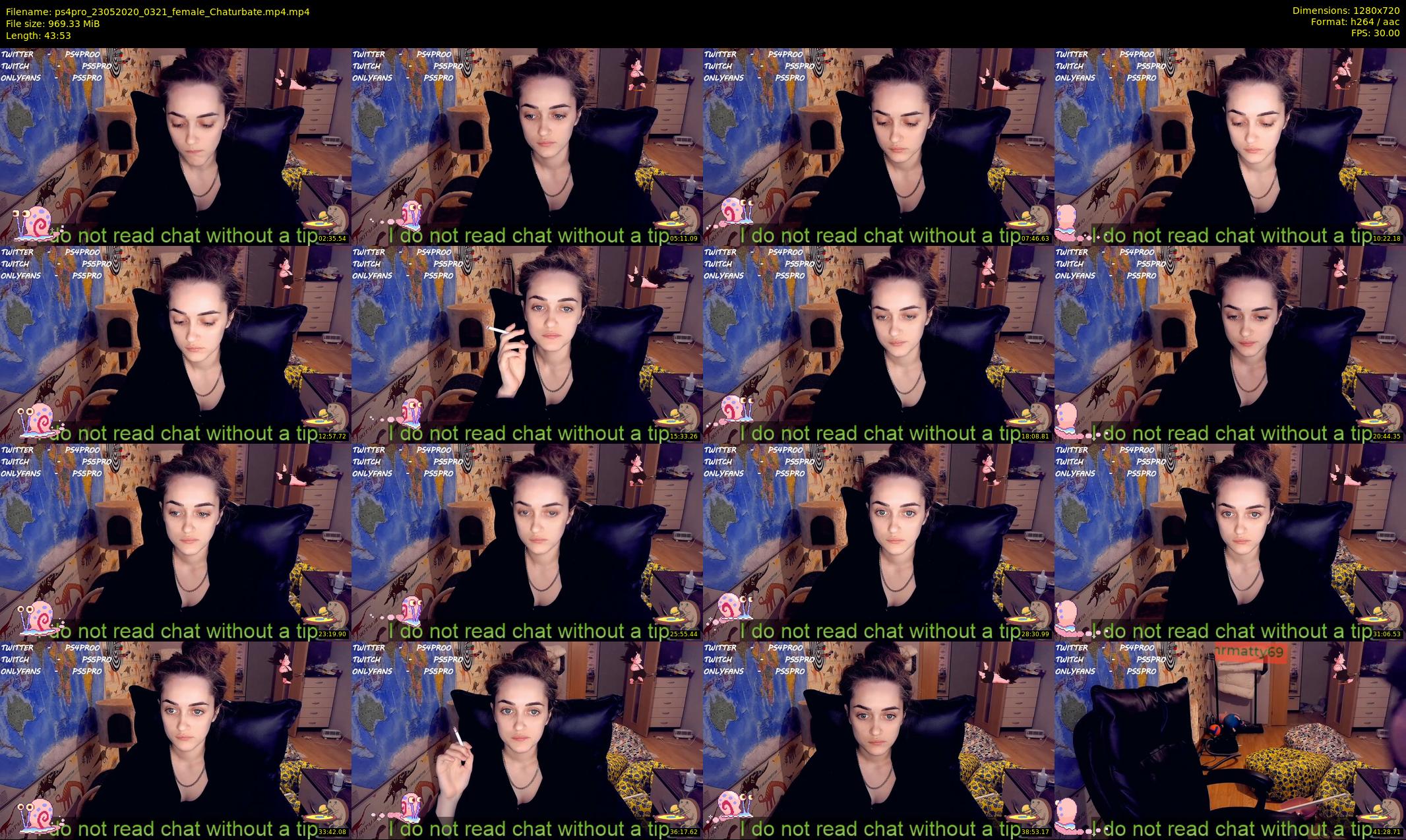 ps4pro — 44 minute Chaturbate female cam show recording, 720p, May 23, 2020