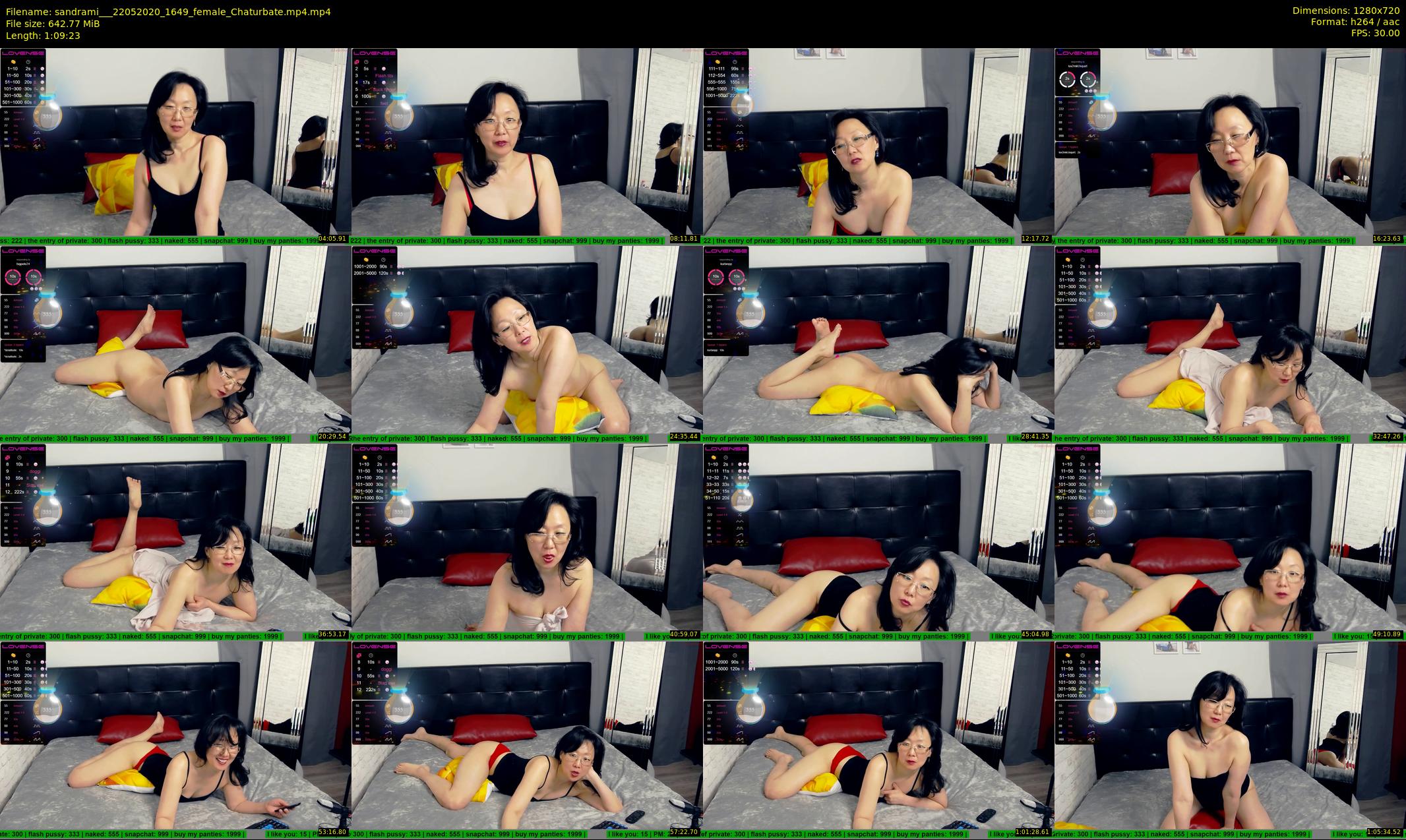 sandrami__ — 70 minute Chaturbate female cam show recording, 720p, May 22, 2020