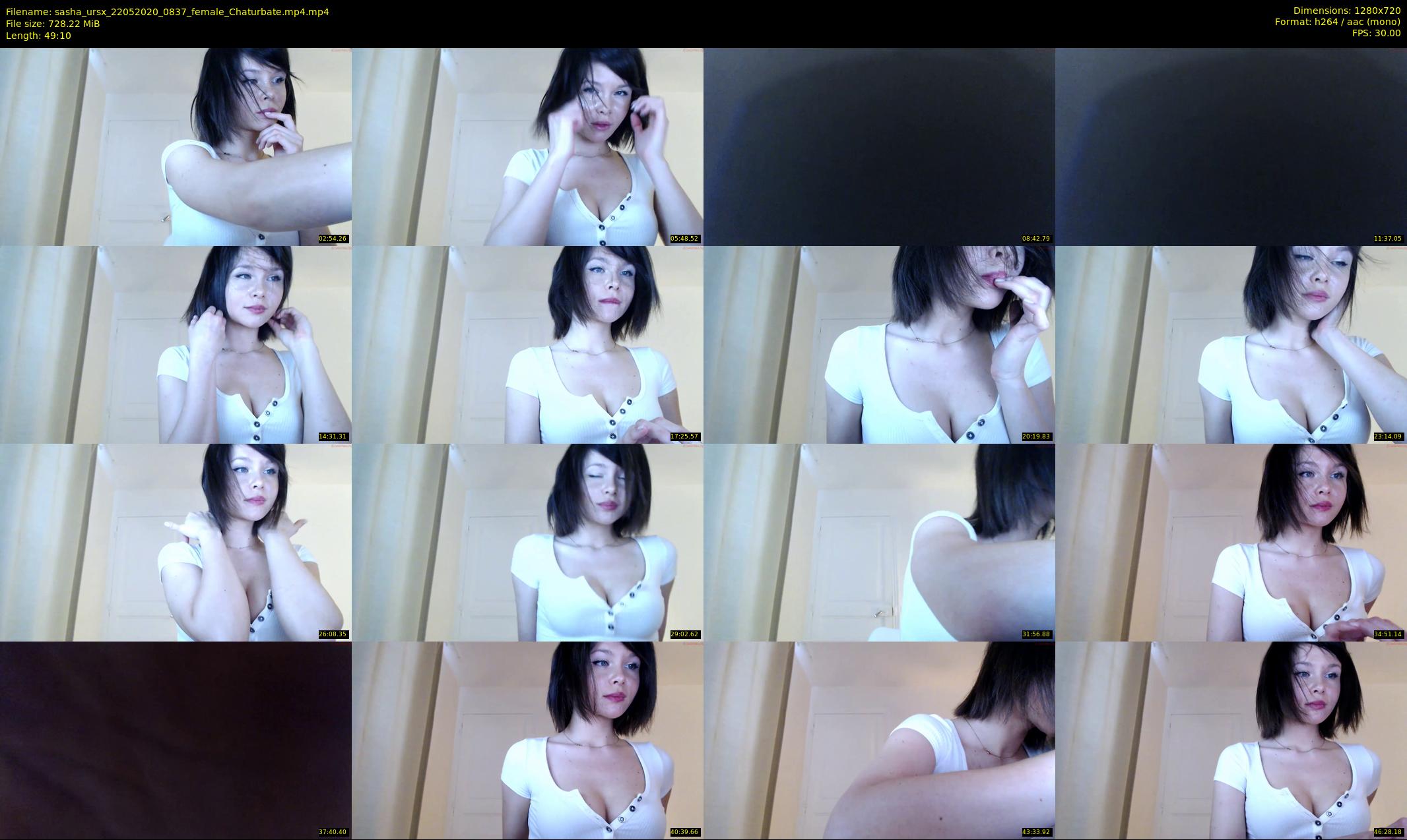 sasha_ursx — 50 minute Chaturbate female cam show recording, 720p, May 22, 2020