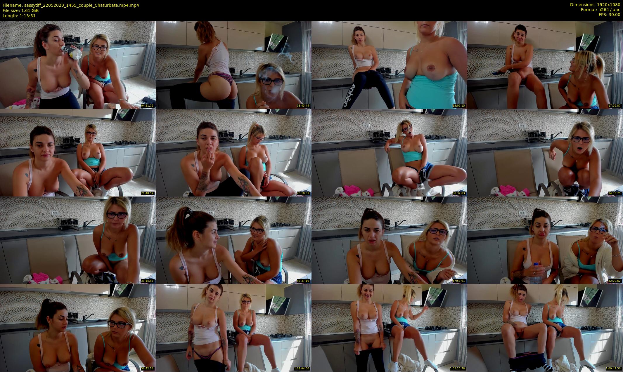 sassytiff — 74 minute Chaturbate couple cam show recording, 1080p, May 22, 2020