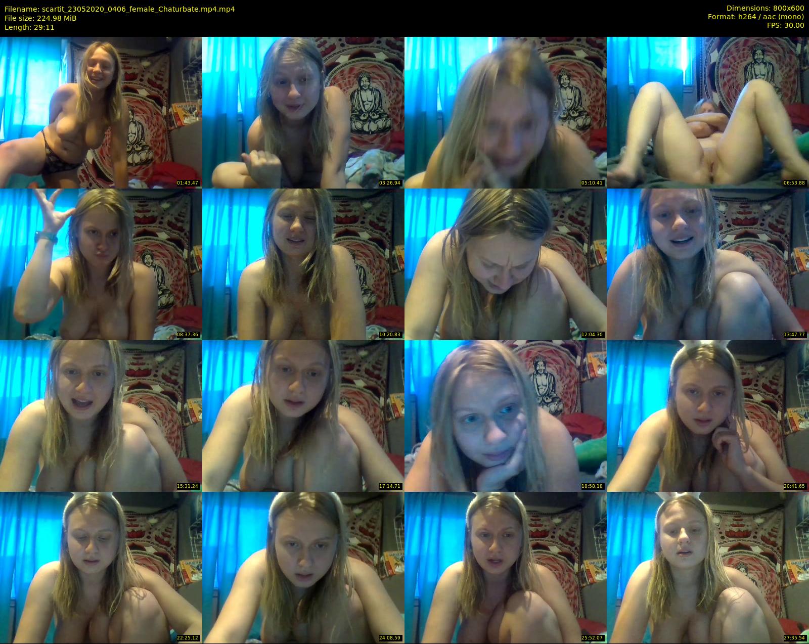 scartit — 30 minute Chaturbate female cam show recording, 480p, May 23, 2020