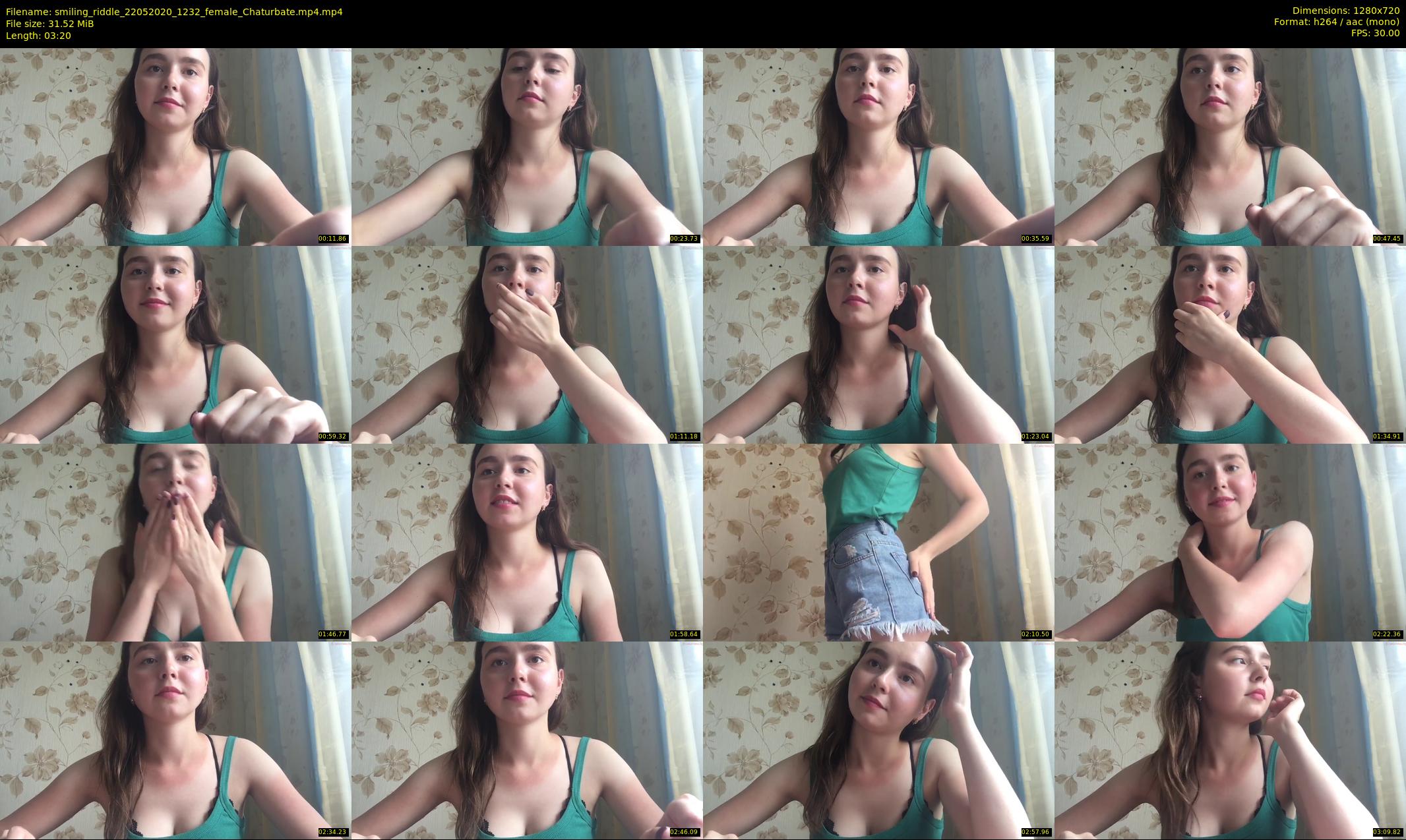 smiling_riddle — 4 minute Chaturbate female cam show recording, 720p, May 22, 2020