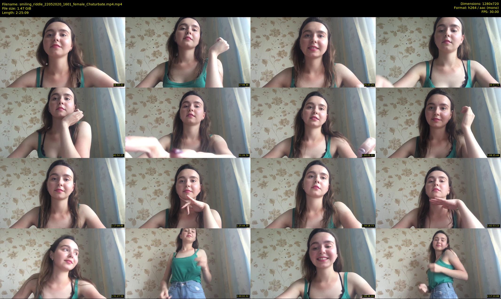 smiling_riddle — 146 minute Chaturbate female cam show recording, 720p, May 22, 2020