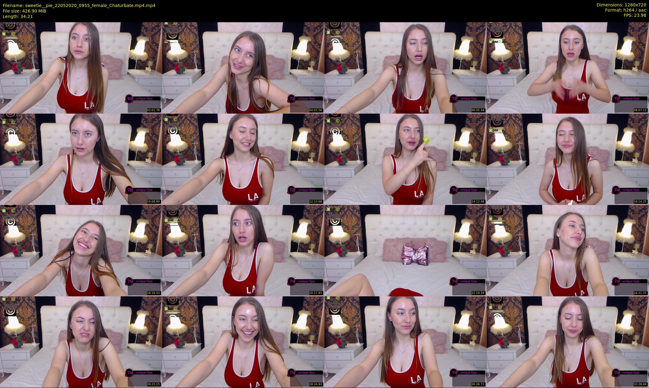 sweetie__pie — 35 minute Chaturbate female cam show recording, 720p, May 22, 2020