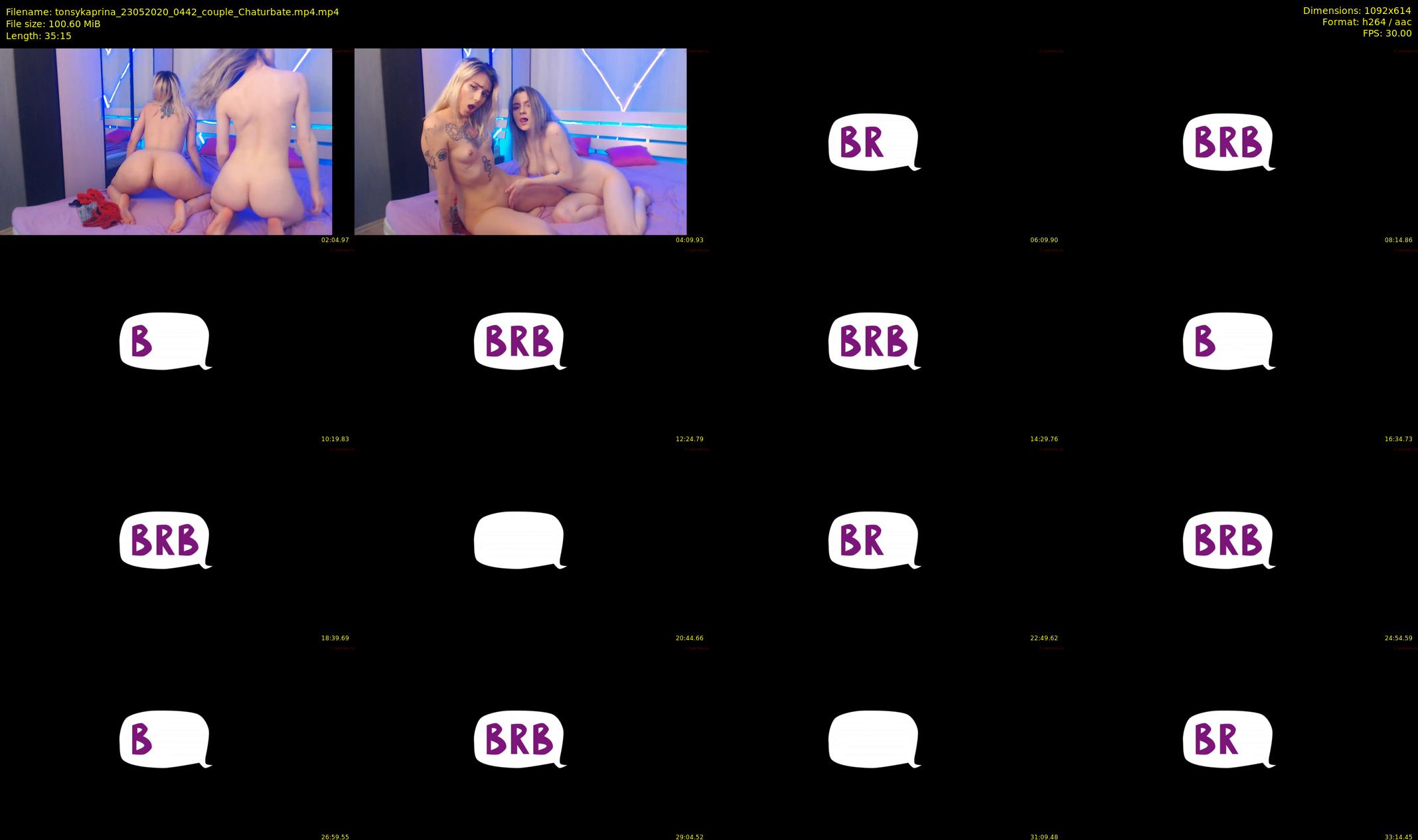tonsykaprina — 36 minute Chaturbate couple cam show recording, 480p, May 23, 2020