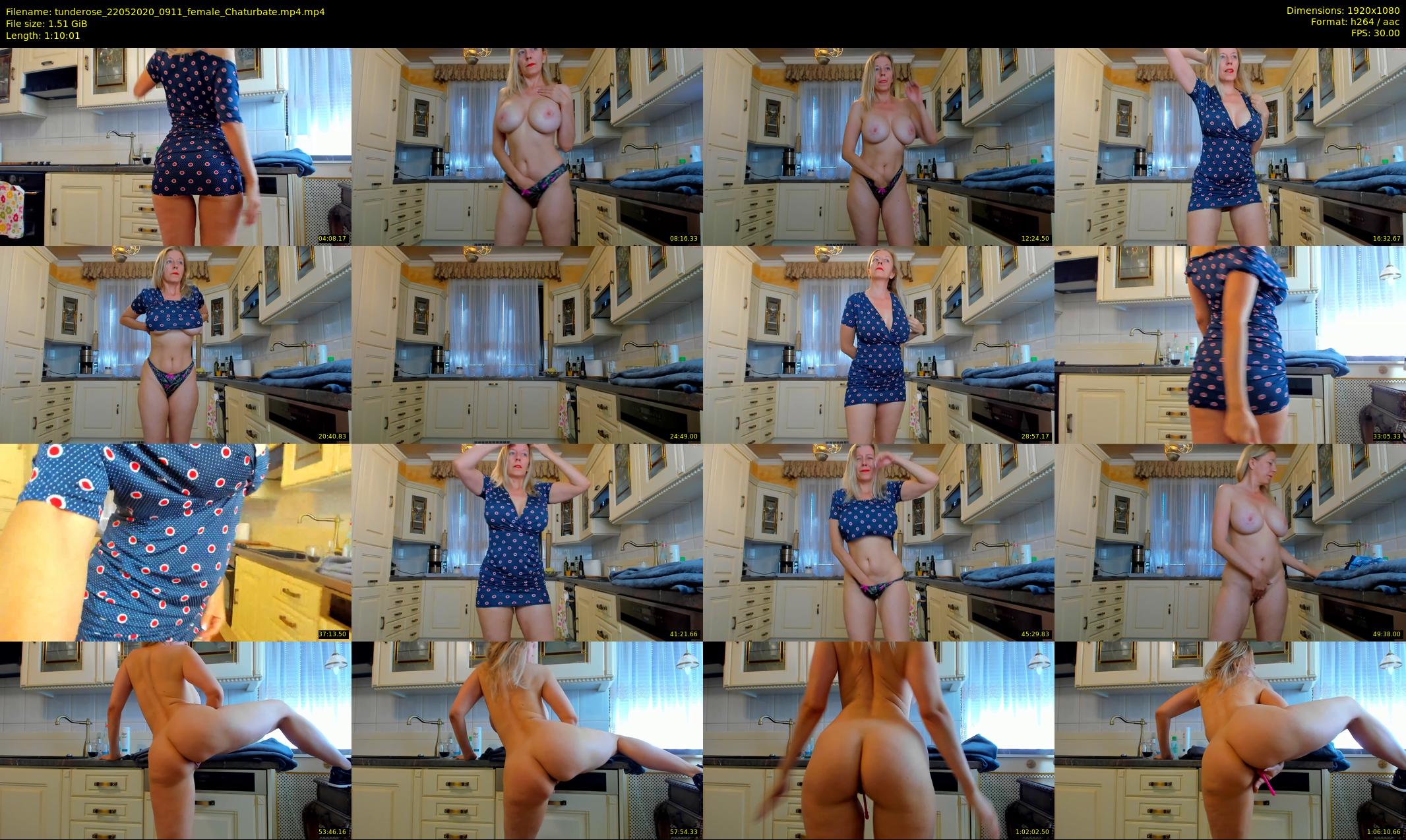 tunderose — 71 minute Chaturbate female cam show recording, 1080p, May 22, 2020