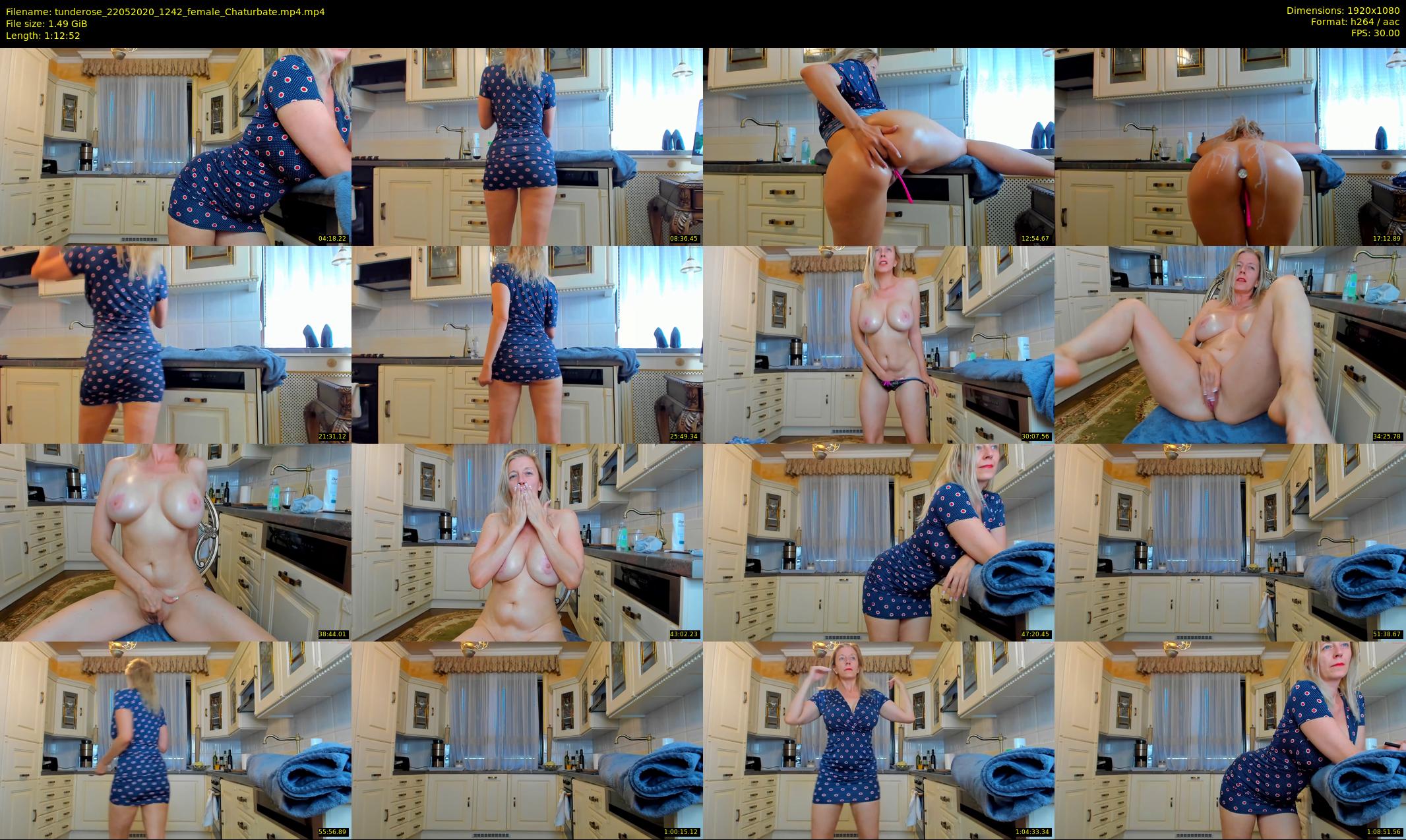 tunderose — 73 minute Chaturbate female cam show recording, 1080p, May 22, 2020