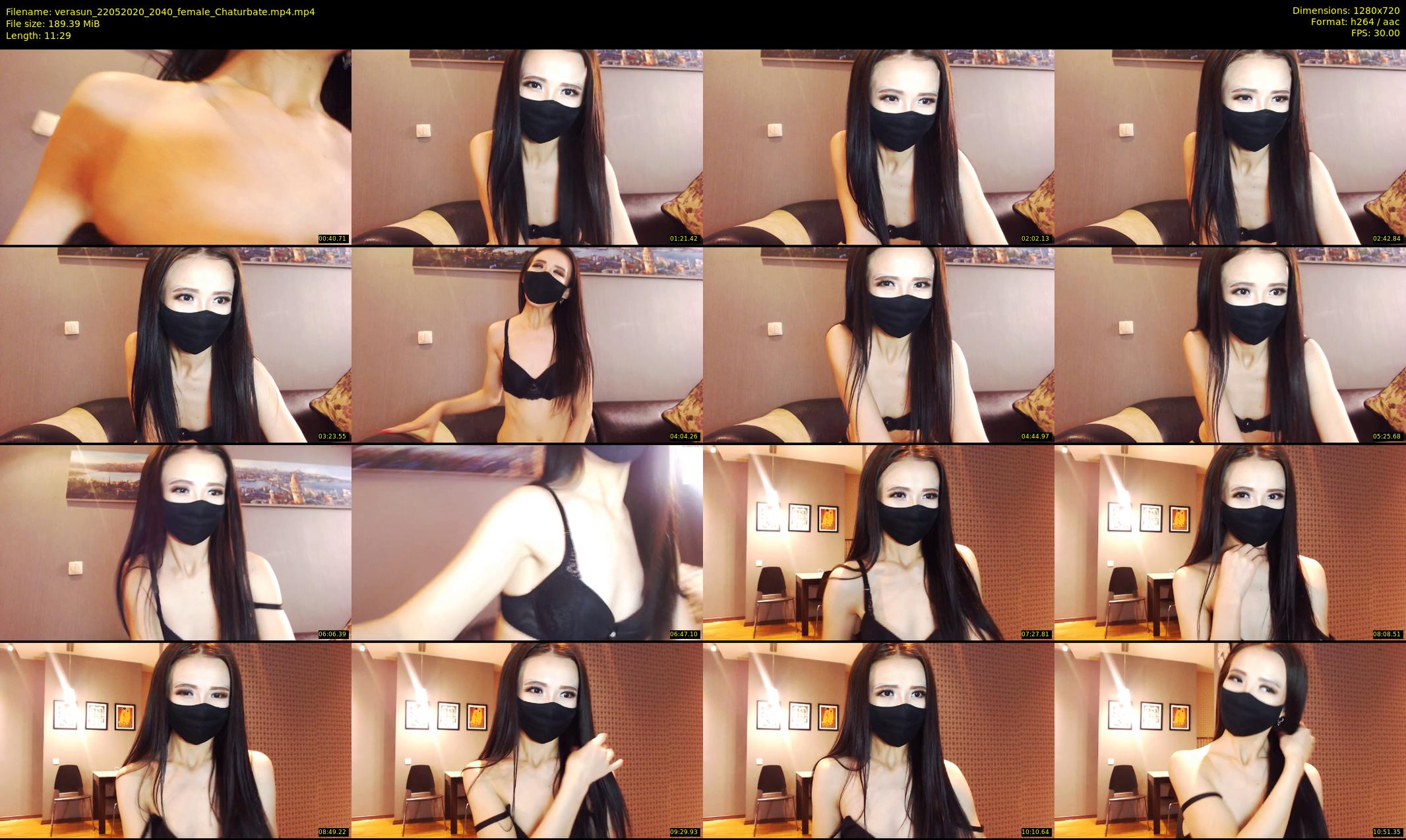 verasun — 12 minute Chaturbate female cam show recording, 720p, May 22, 2020