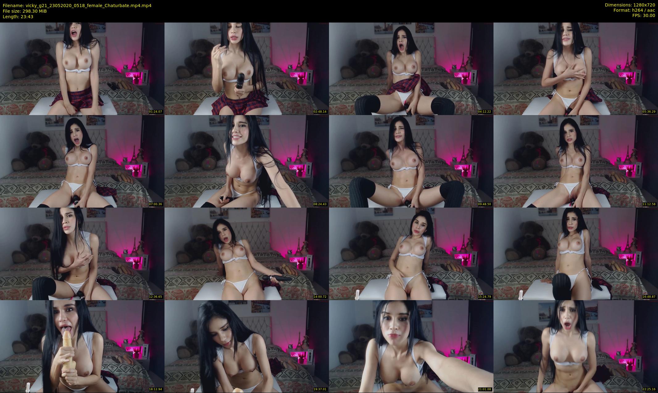 vicky_g21 — 24 minute Chaturbate female cam show recording, 720p, May 23, 2020