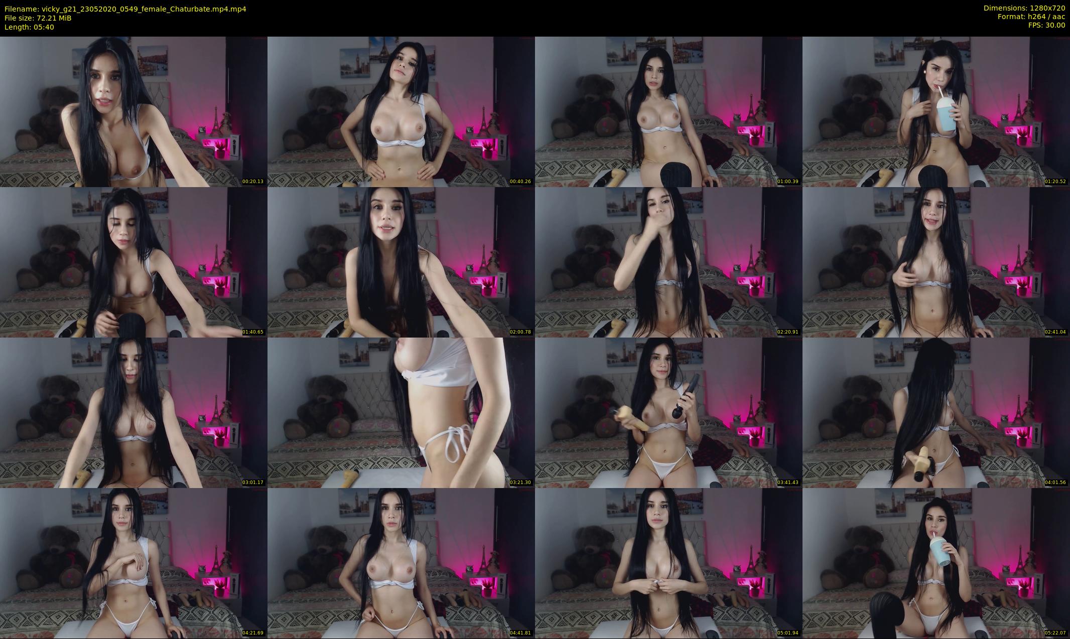 vicky_g21 — 6 minute Chaturbate female cam show recording, 720p, May 23, 2020