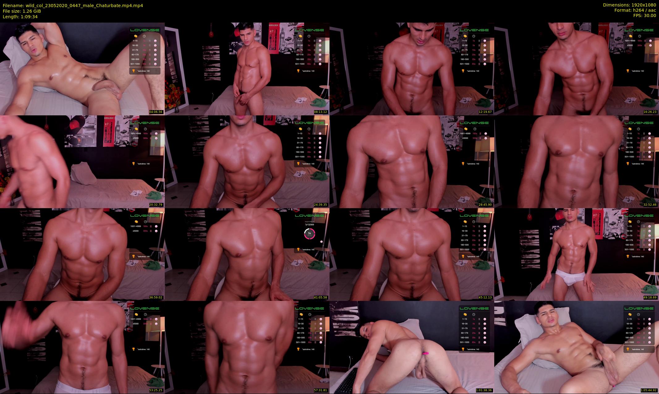 wild_col — 70 minute Chaturbate male cam show recording, 1080p, May 23, 2020