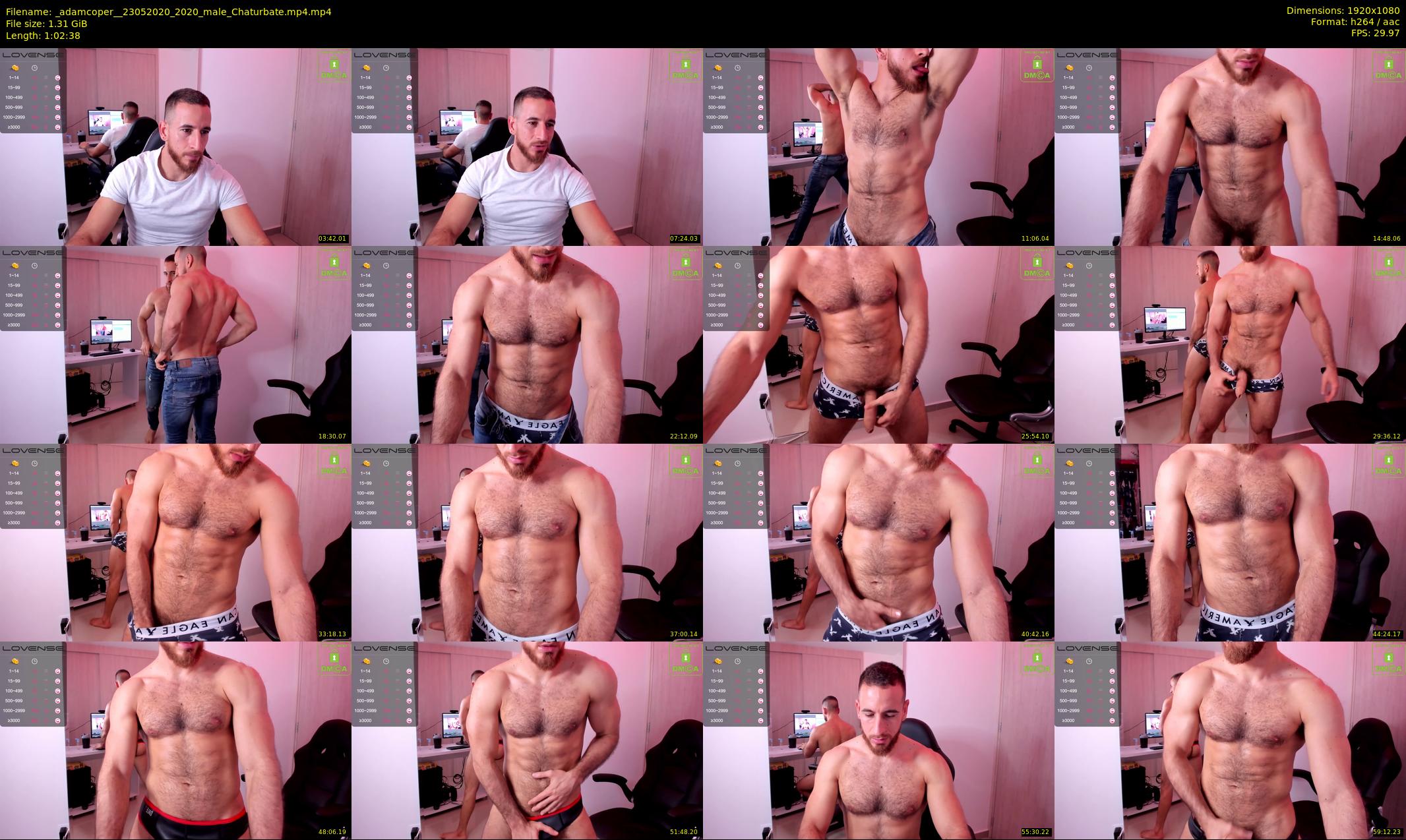 _adamcoper_ — 63 minute Chaturbate male cam show recording, 1080p, May 23, 2020