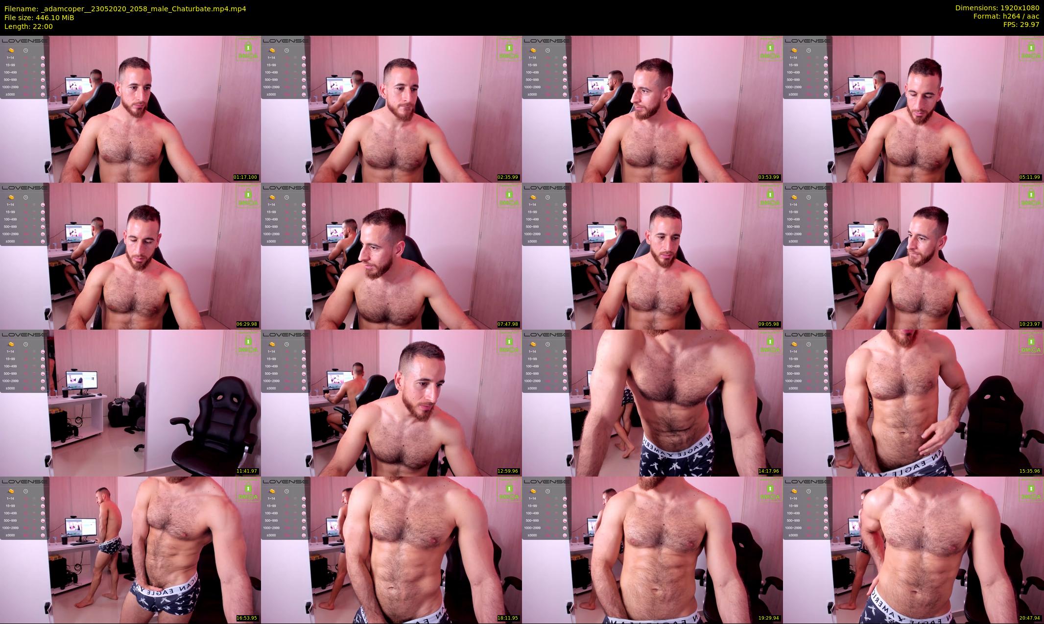 _adamcoper_ — 22 minute Chaturbate male cam show recording, 1080p, May 23, 2020