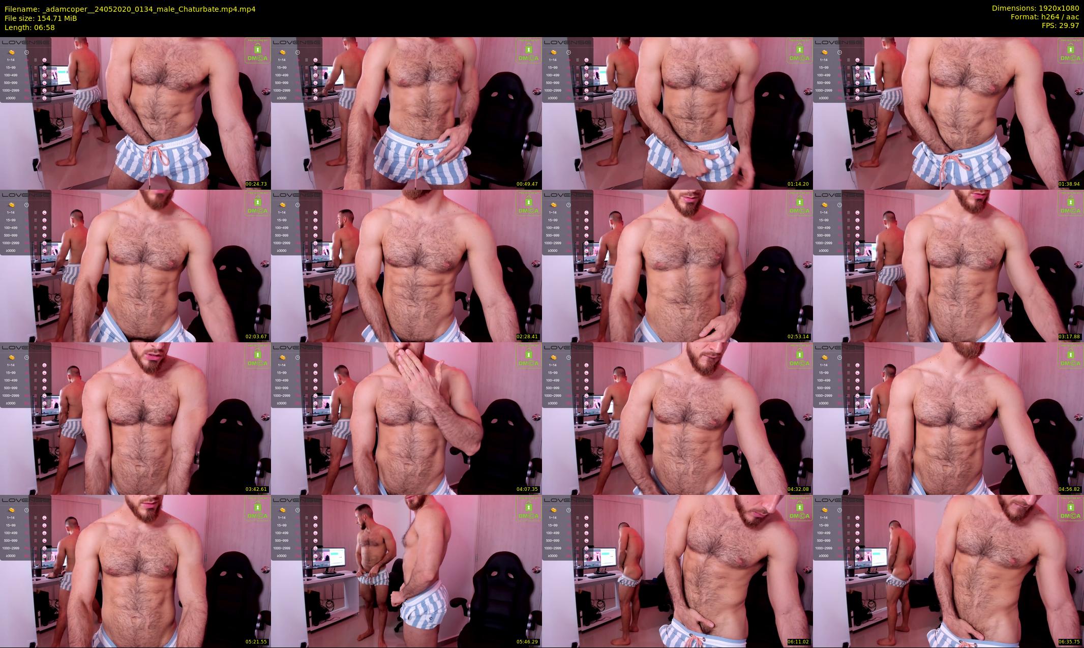 _adamcoper_ — 7 minute Chaturbate male cam show recording, 1080p, May 24, 2020