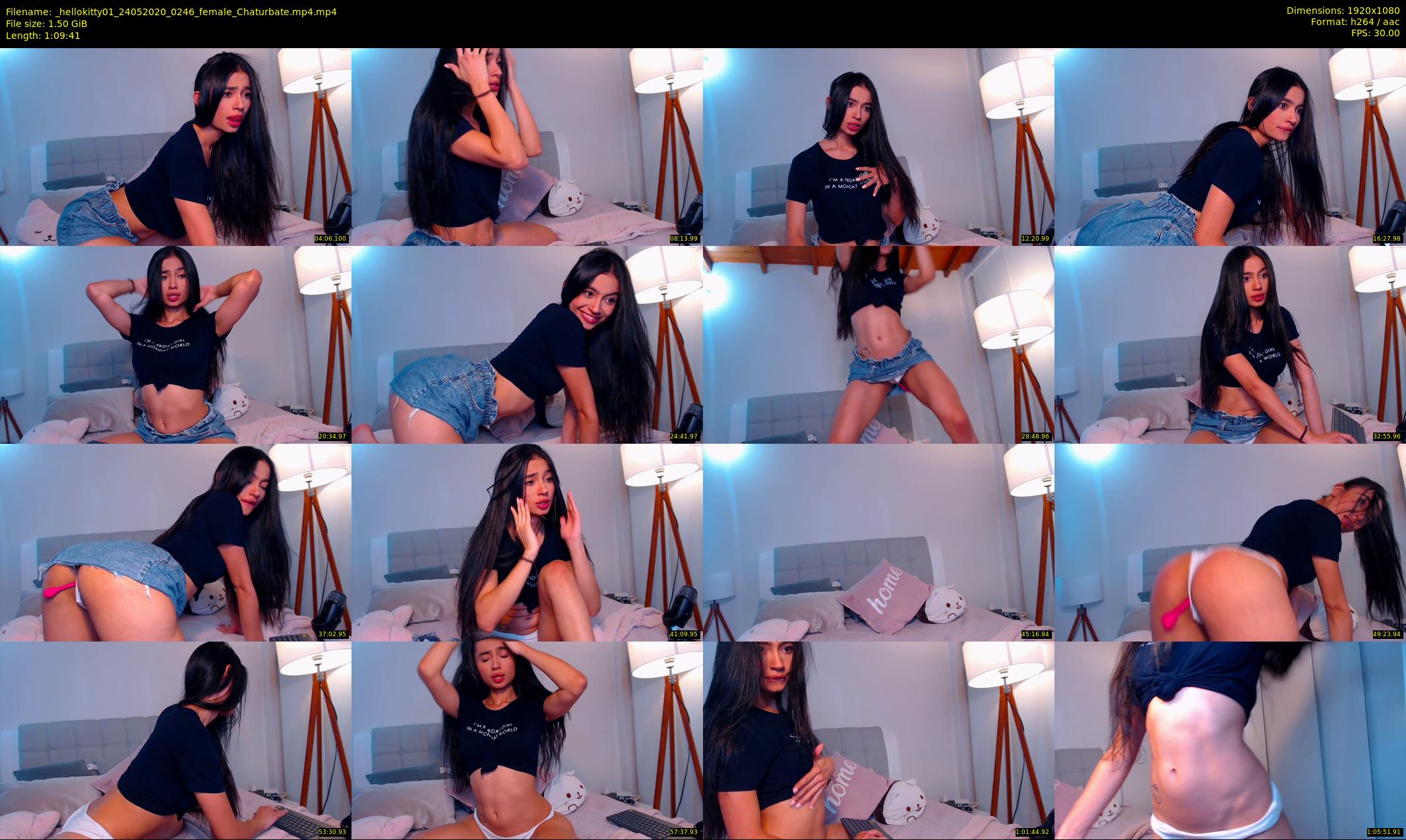 _hellokitty01 — 70 minute Chaturbate female cam show recording, 1080p, May 24, 2020
