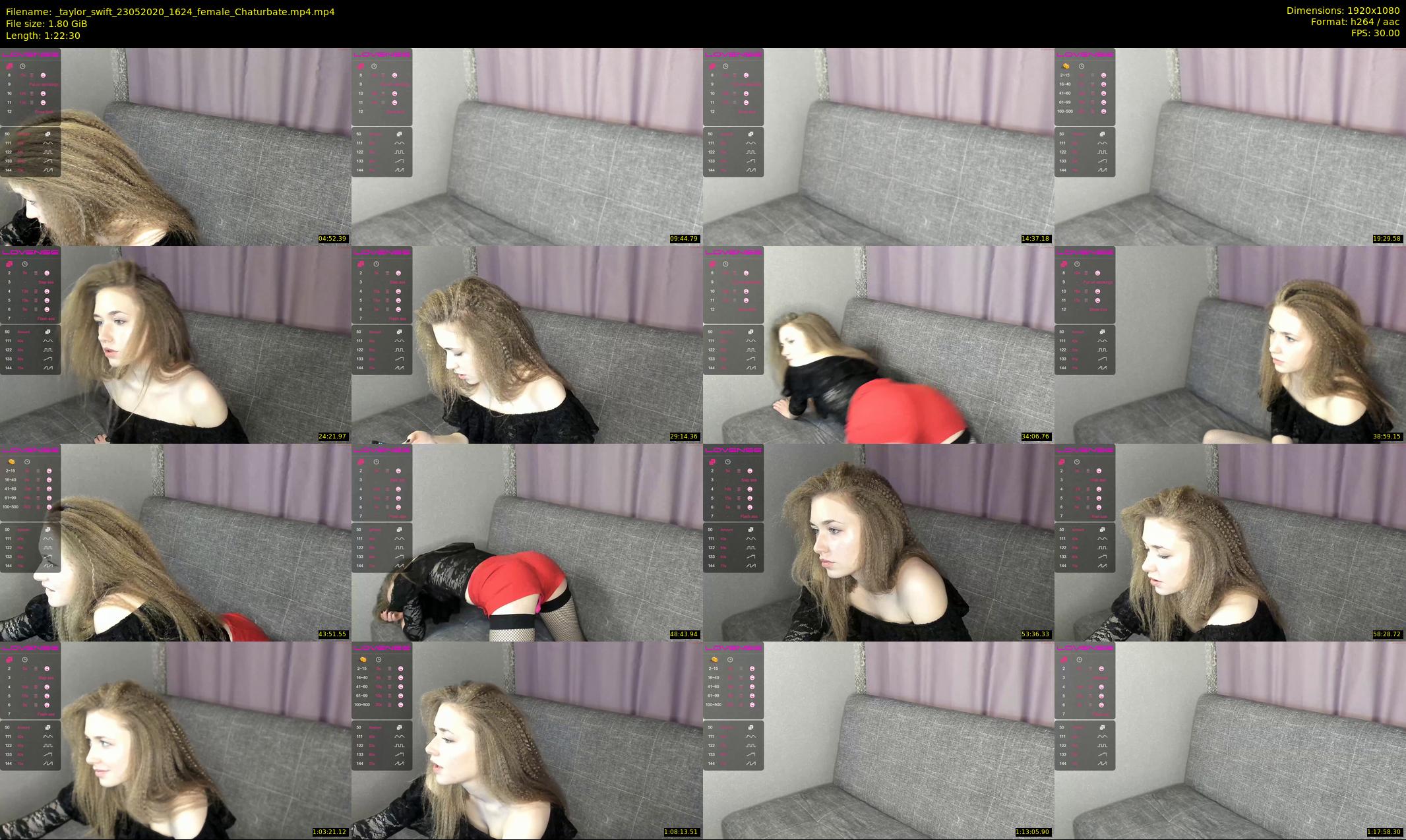 _taylor_swift — 83 minute Chaturbate female cam show recording, 1080p, May 23, 2020