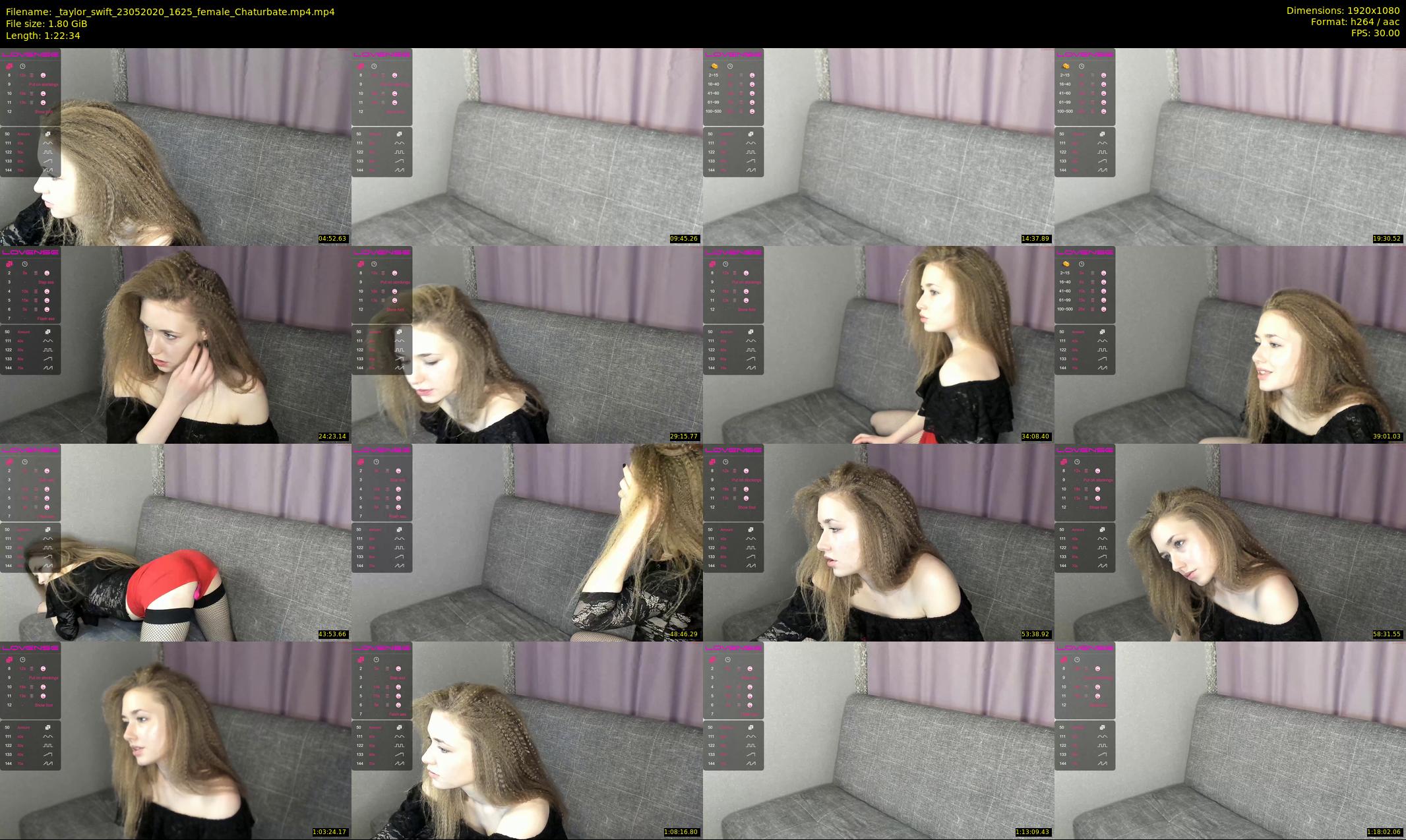 _taylor_swift — 83 minute Chaturbate female cam show recording, 1080p, May 23, 2020