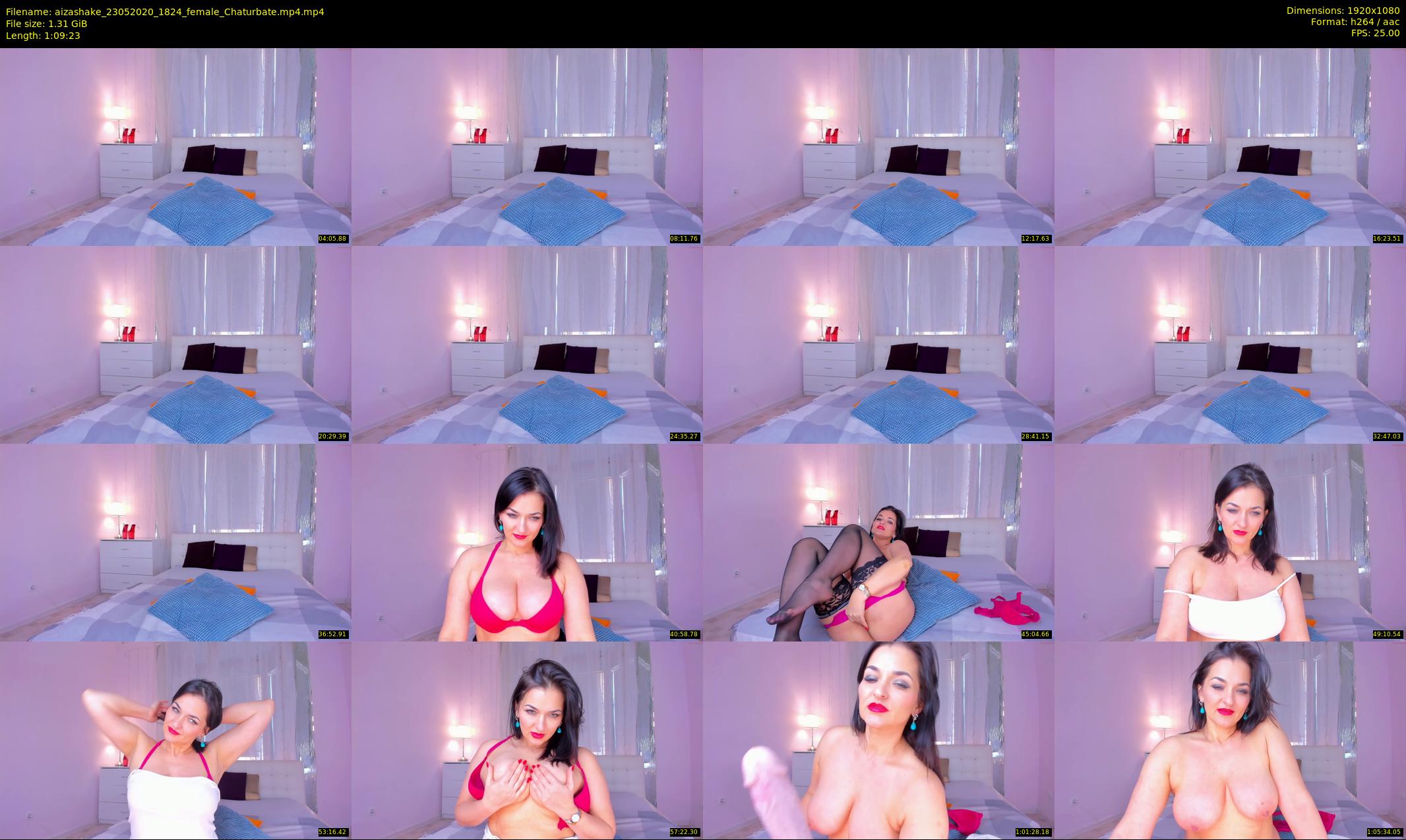 aizashake — 70 minute Chaturbate female cam show recording, 1080p, May 23, 2020