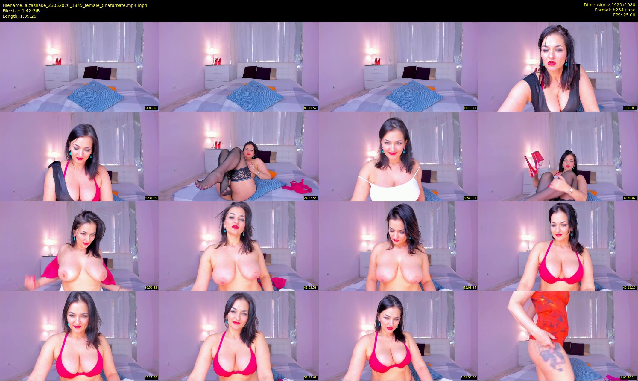 aizashake — 70 minute Chaturbate female cam show recording, 1080p, May 23, 2020