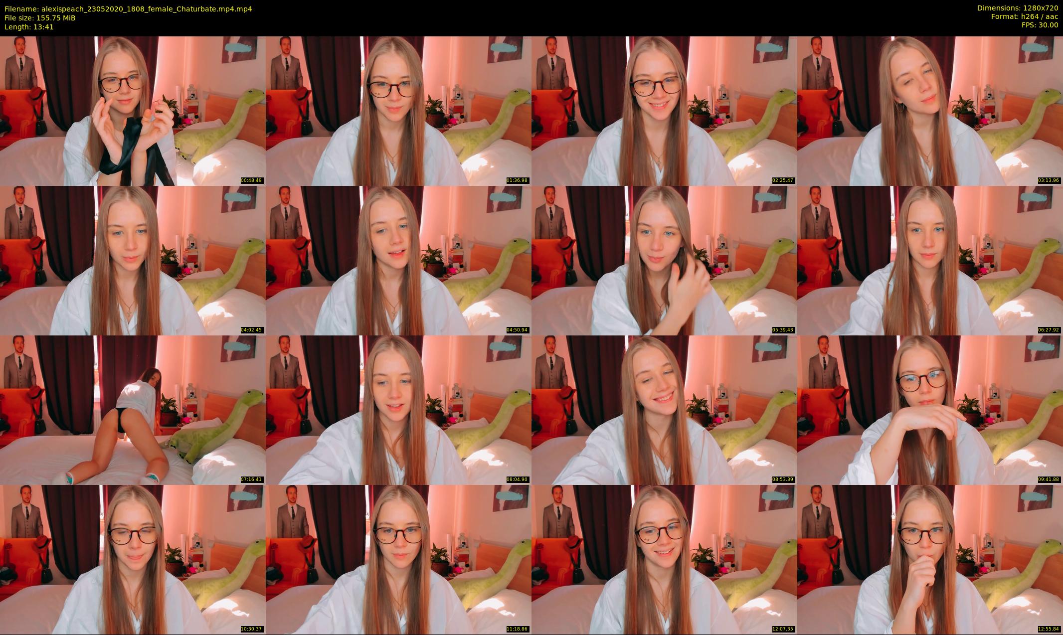 alexispeach — 14 minute Chaturbate female cam show recording, 720p, May 23, 2020