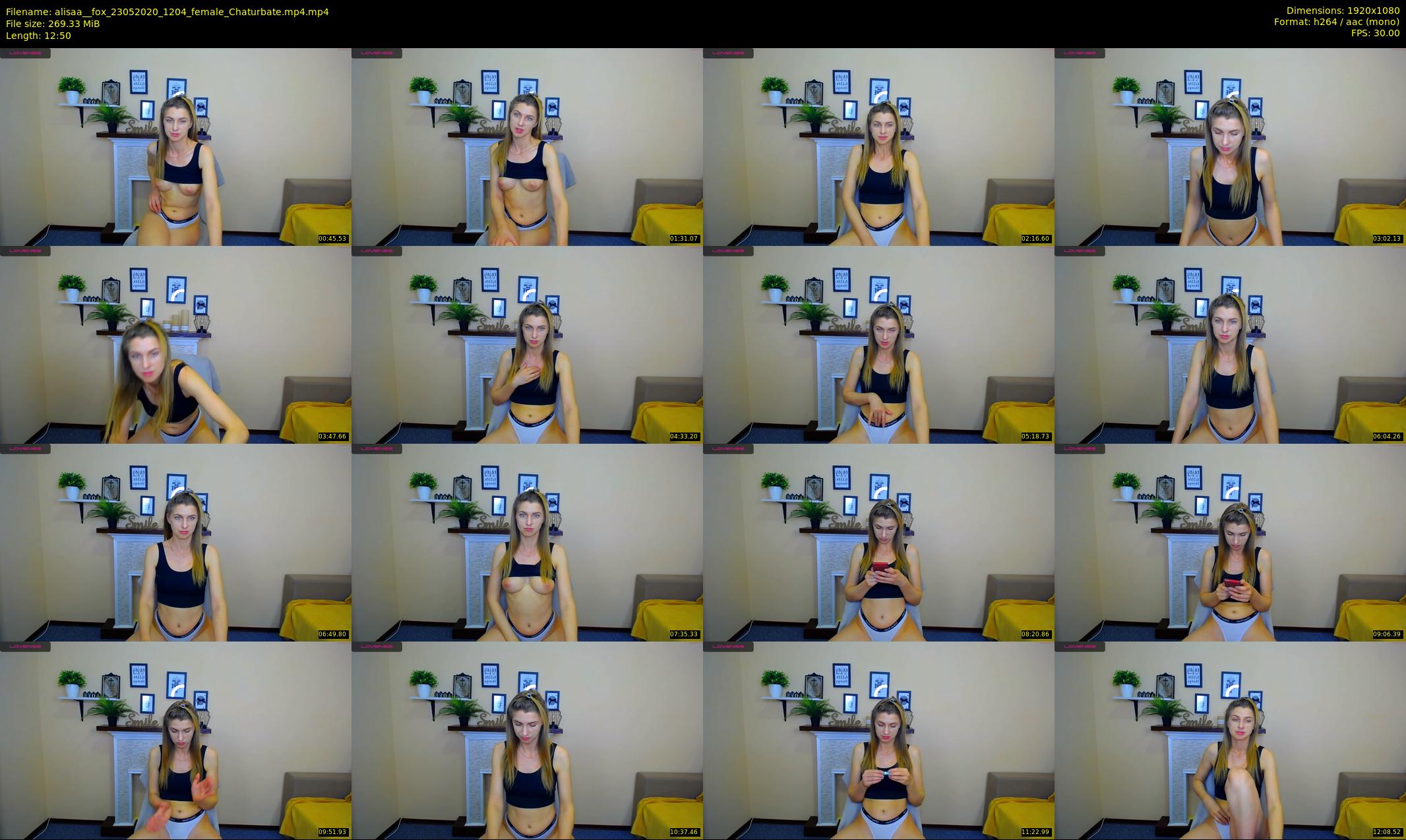 alisaa__fox — 13 minute Chaturbate female cam show recording, 1080p, May 23, 2020