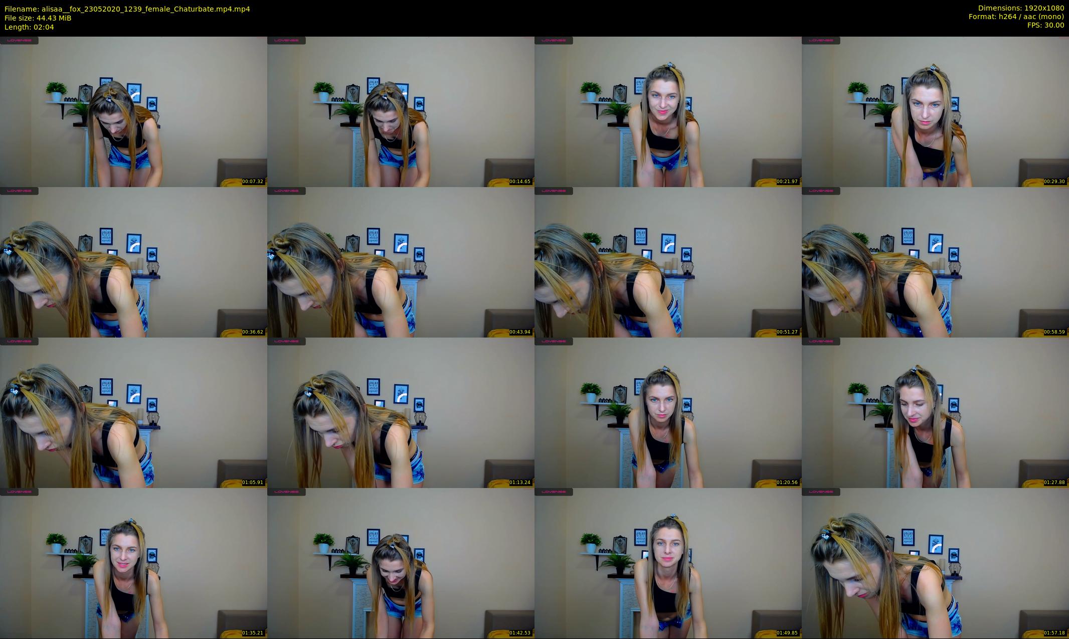 alisaa__fox — 3 minute Chaturbate female cam show recording, 1080p, May 23, 2020
