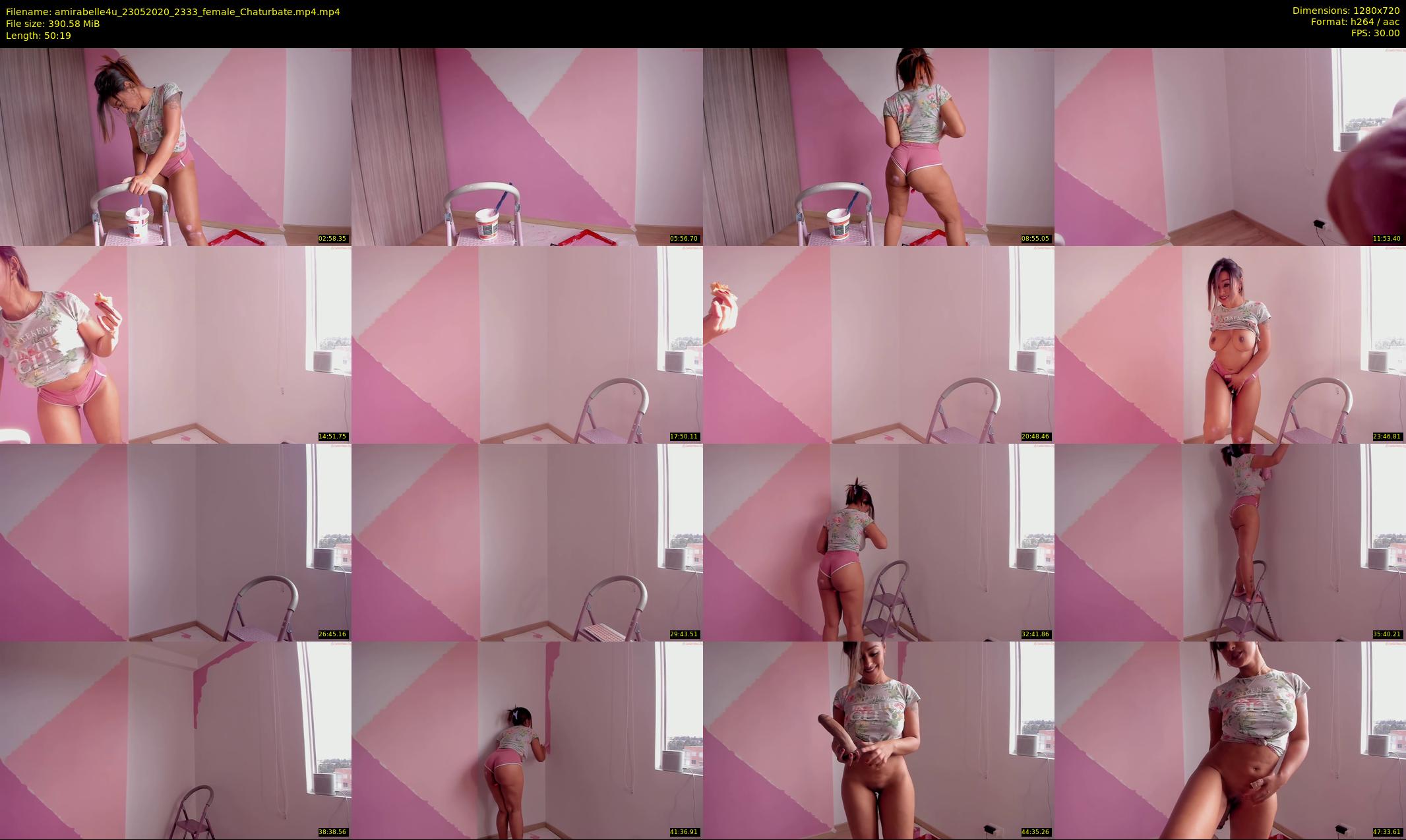 amirabelle4u — 51 minute Chaturbate female cam show recording, 720p, May 23, 2020
