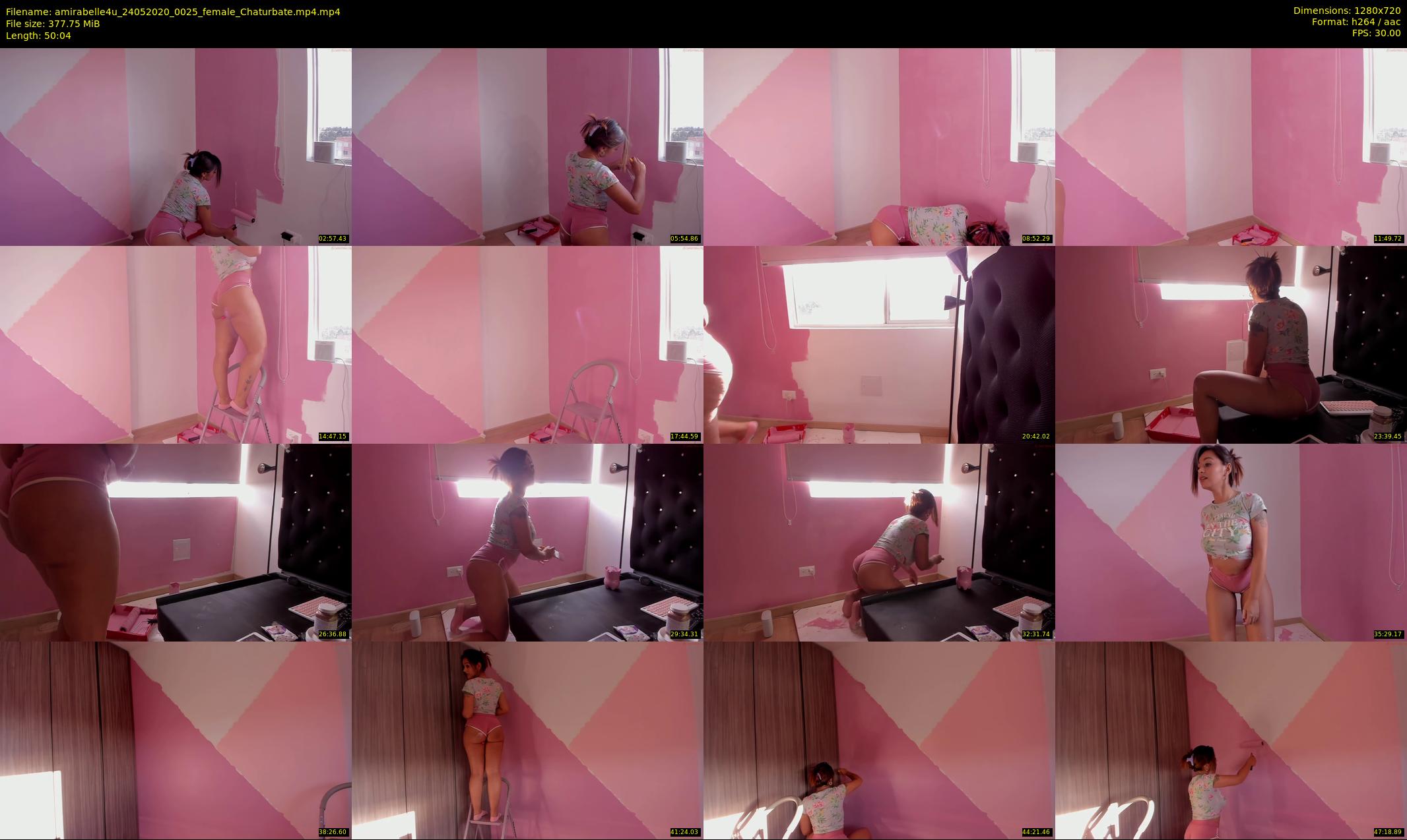 amirabelle4u — 51 minute Chaturbate female cam show recording, 720p, May 24, 2020