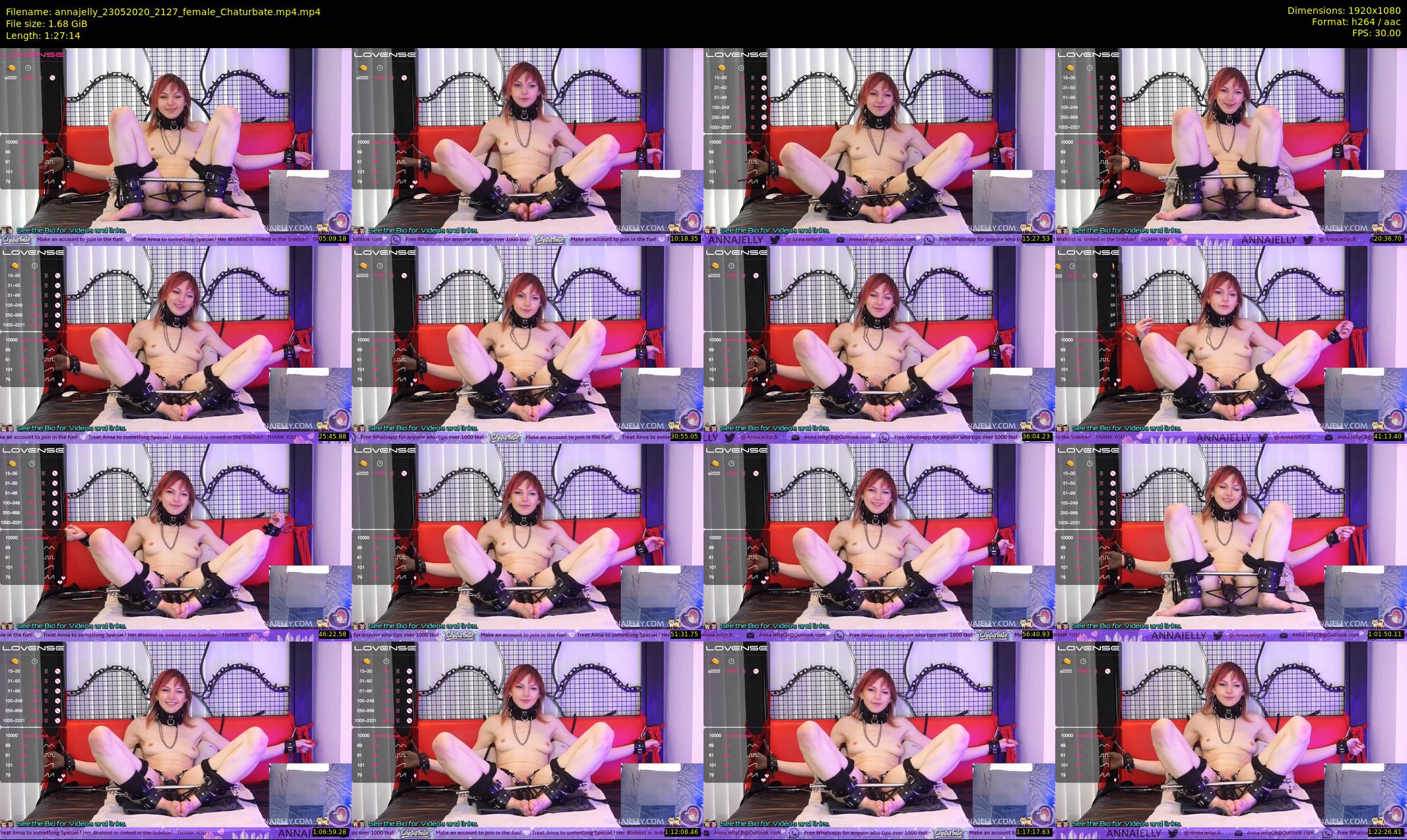 annajelly — 88 minute Chaturbate couple cam show recording, 1080p, May 23, 2020