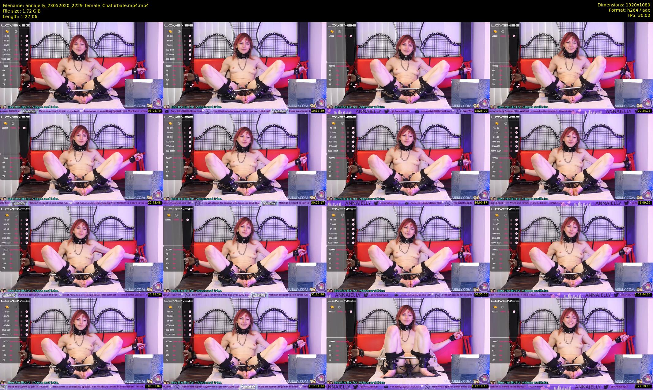 annajelly — 88 minute Chaturbate couple cam show recording, 1080p, May 23, 2020