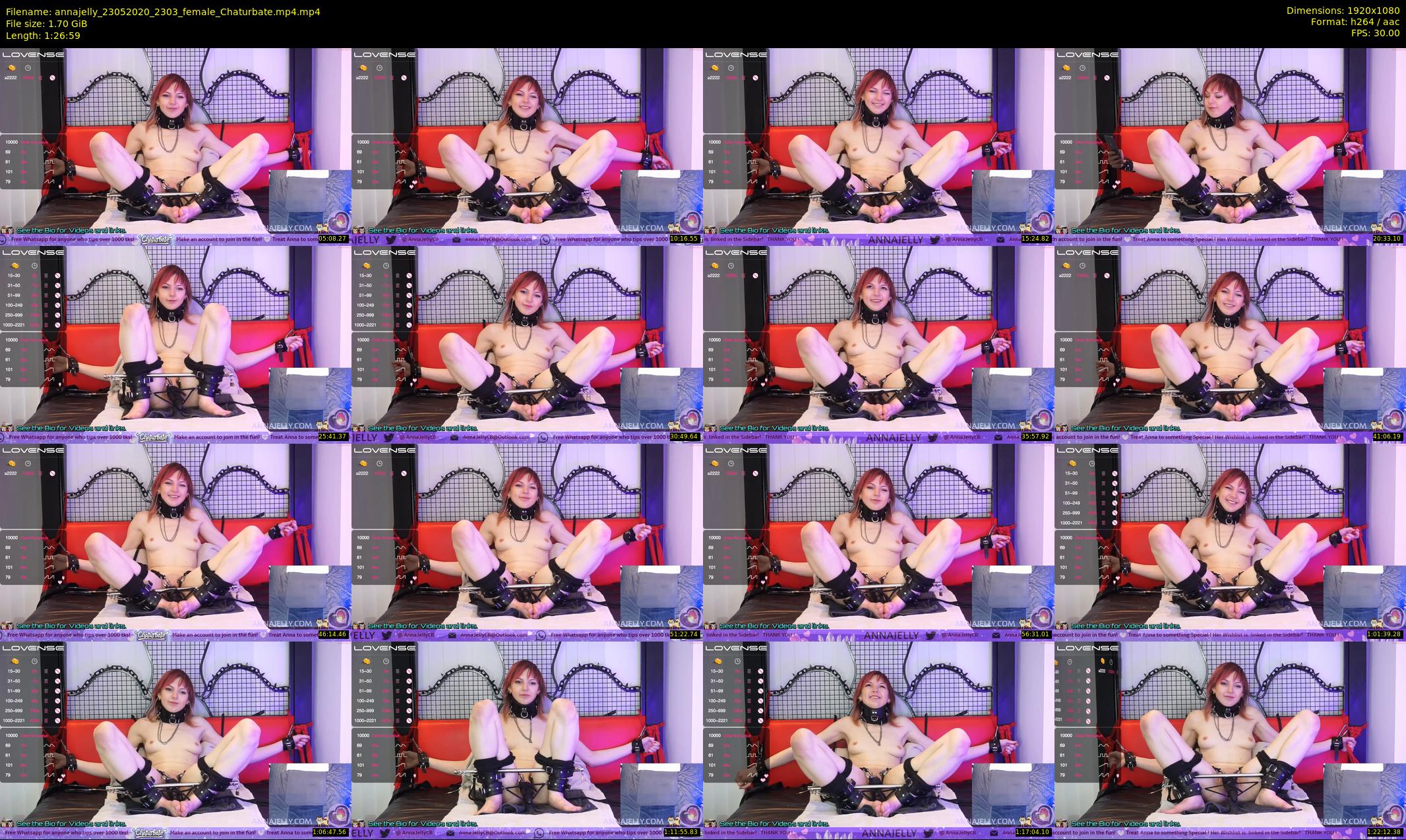 annajelly — 87 minute Chaturbate couple cam show recording, 1080p, May 23, 2020