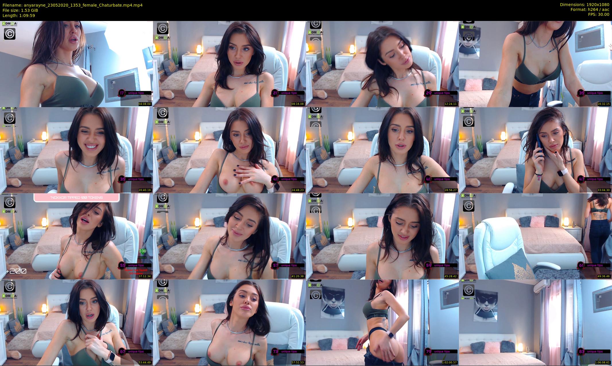 anyarayne — 70 minute Chaturbate female cam show recording, 1080p, May 23, 2020