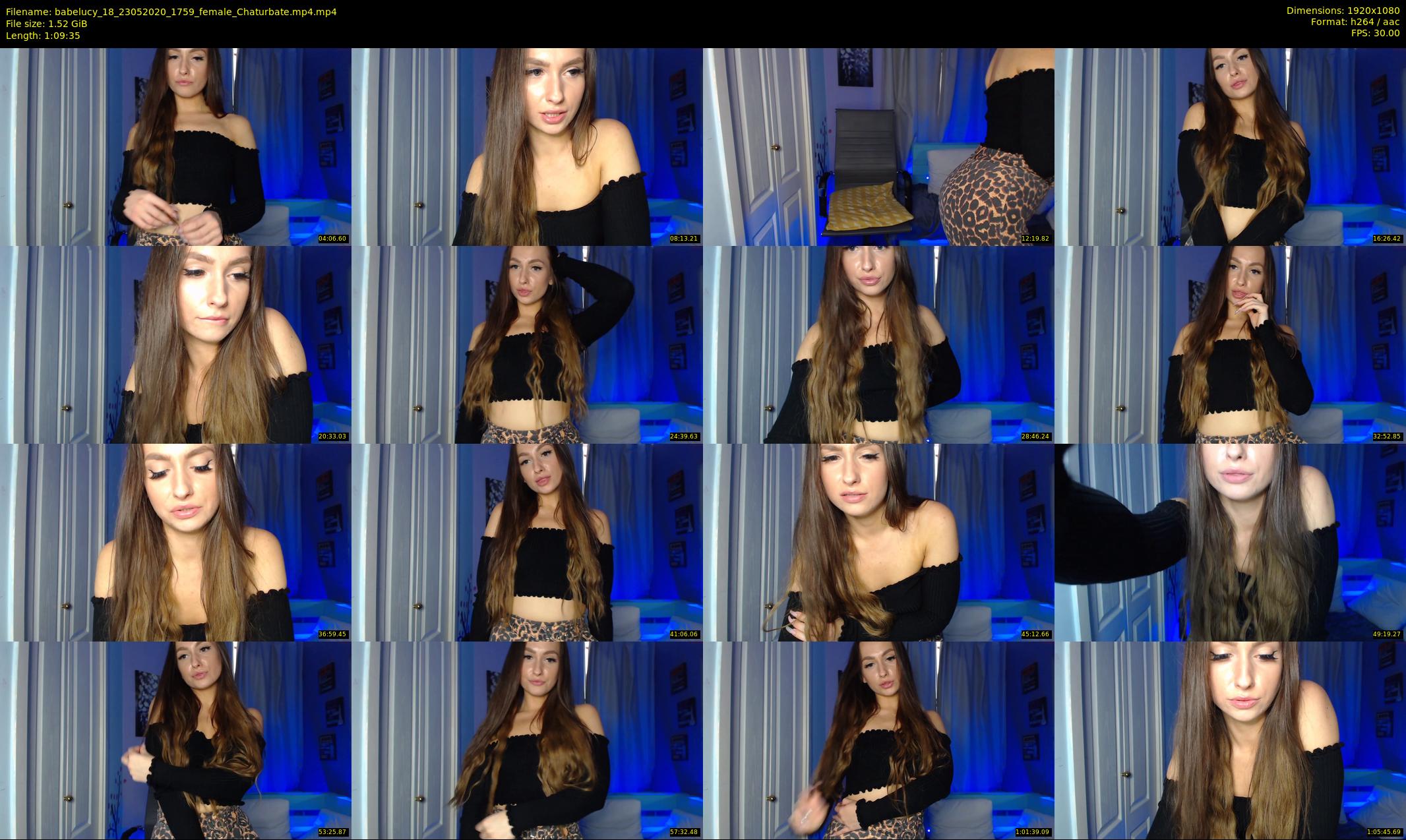 babelucy_18 — 70 minute Chaturbate female cam show recording, 1080p, May 23, 2020