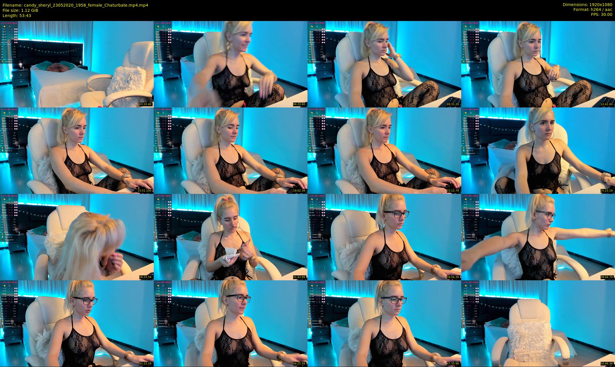 candy_sheryl — 54 minute Chaturbate female cam show recording, 1080p, May 23, 2020